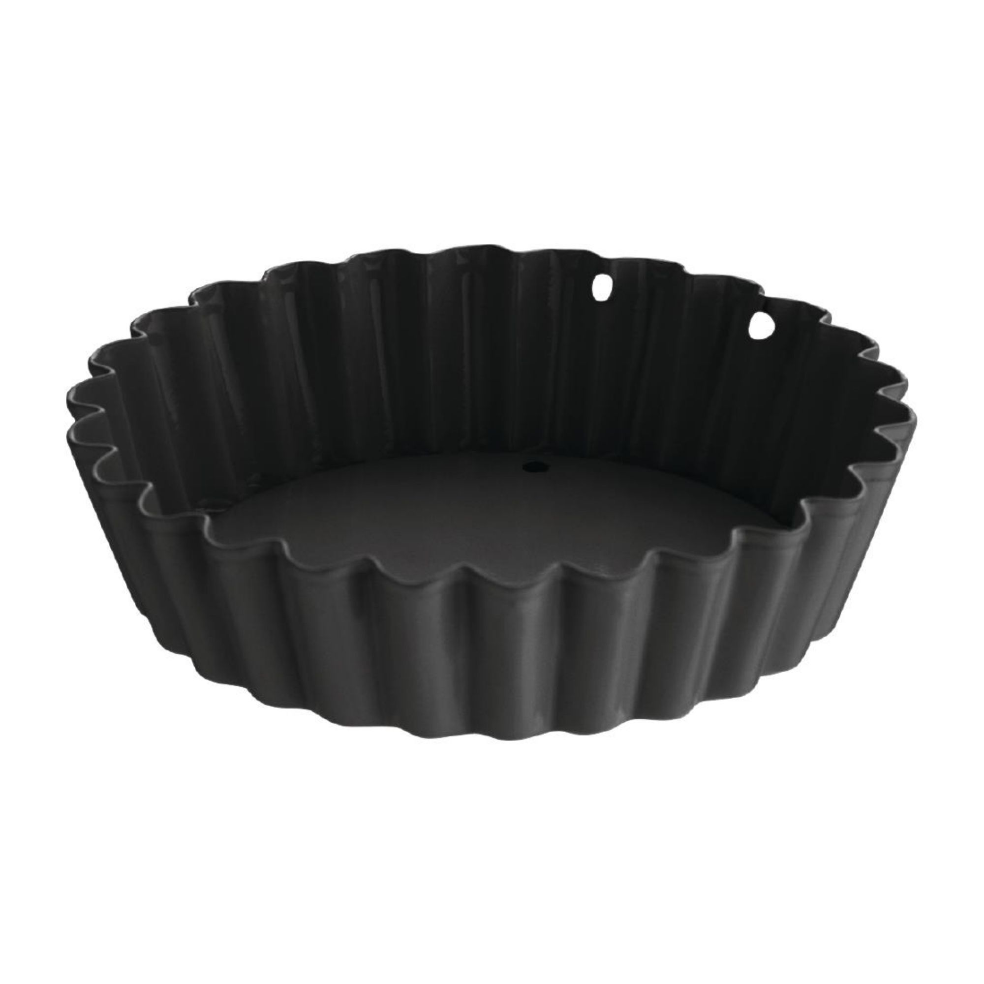 Picture of Vogue Non-Stick Mini Quiche Tin With Removable Base 80mm (3 pack) - CW990