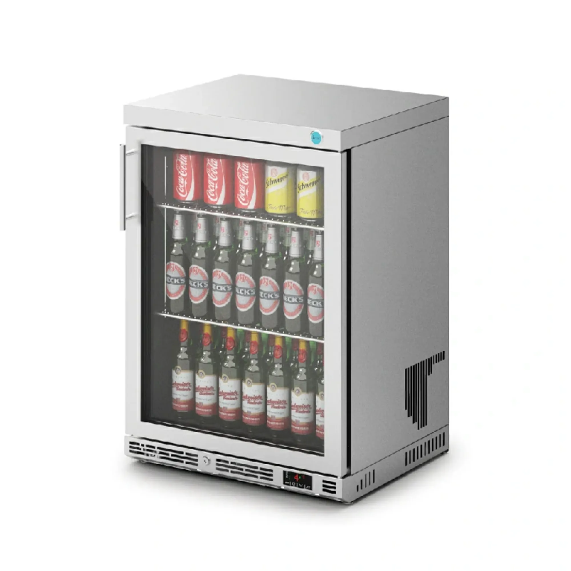 Picture of IMC Ventus V60 Bottle Cooler [Front Load] - Glass Door - Stainless Steel Frame - H 850 mm - W 600 mm - R290 - F76/151