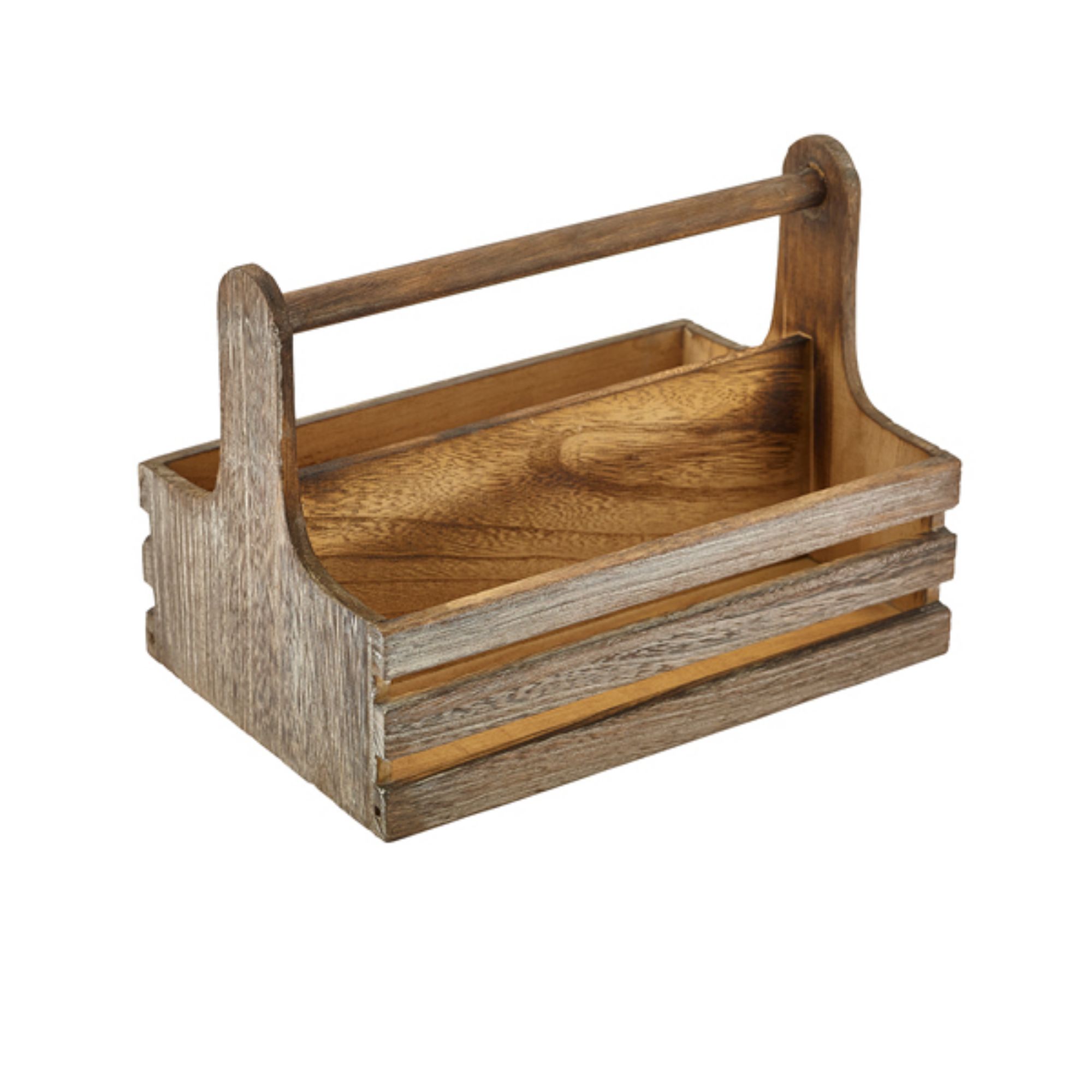 Picture of Rustic Wooden Table Caddy - RWTC
