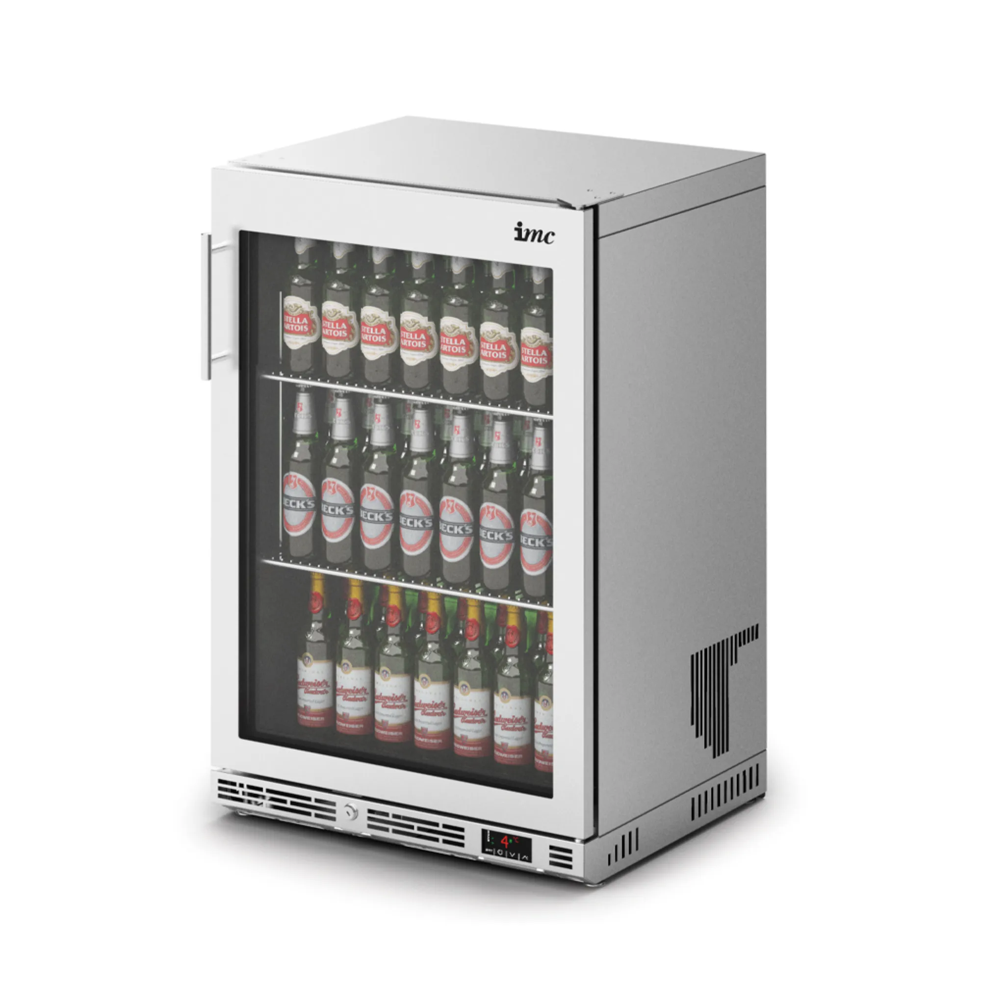 Picture of IMC Ventus V60 Single Glass Door Bottle Cooler Stainless Steel - F76/170