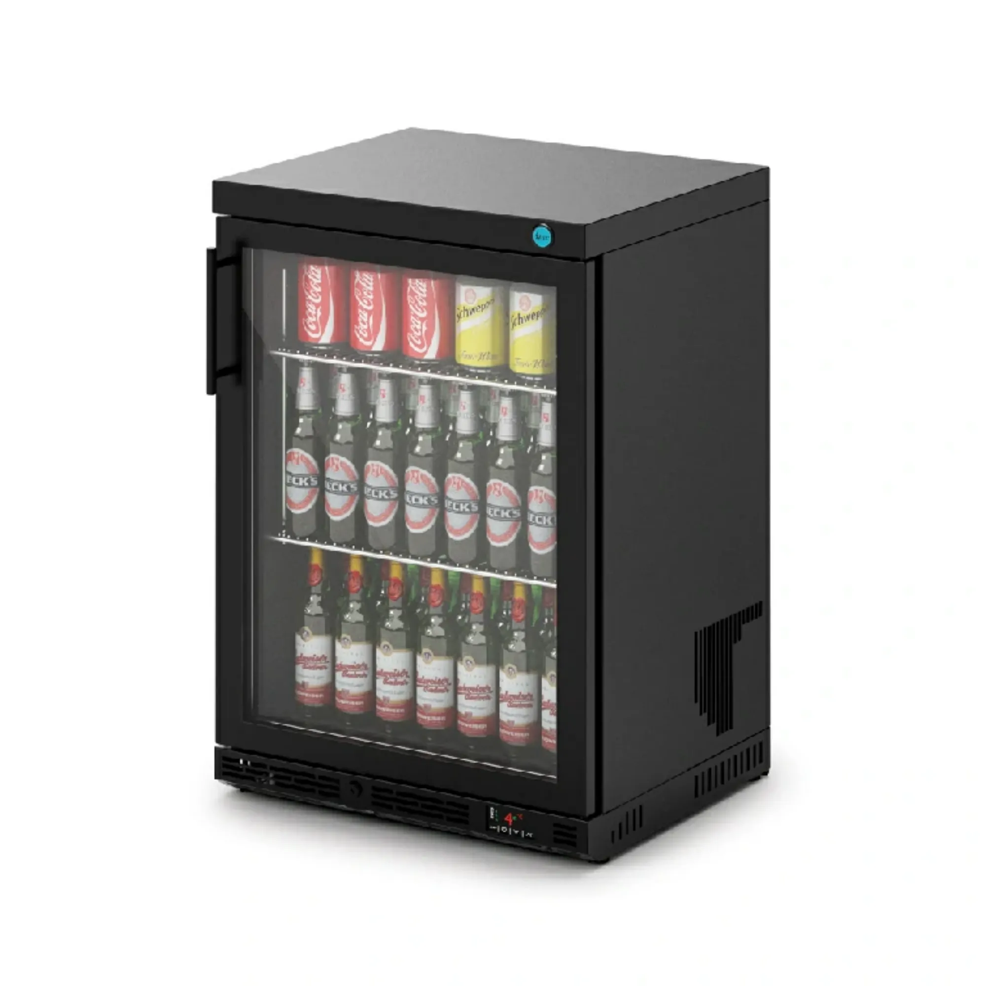 Picture of IMC Ventus V60 Glass Door Bottle Cooler Black - F76/151/B