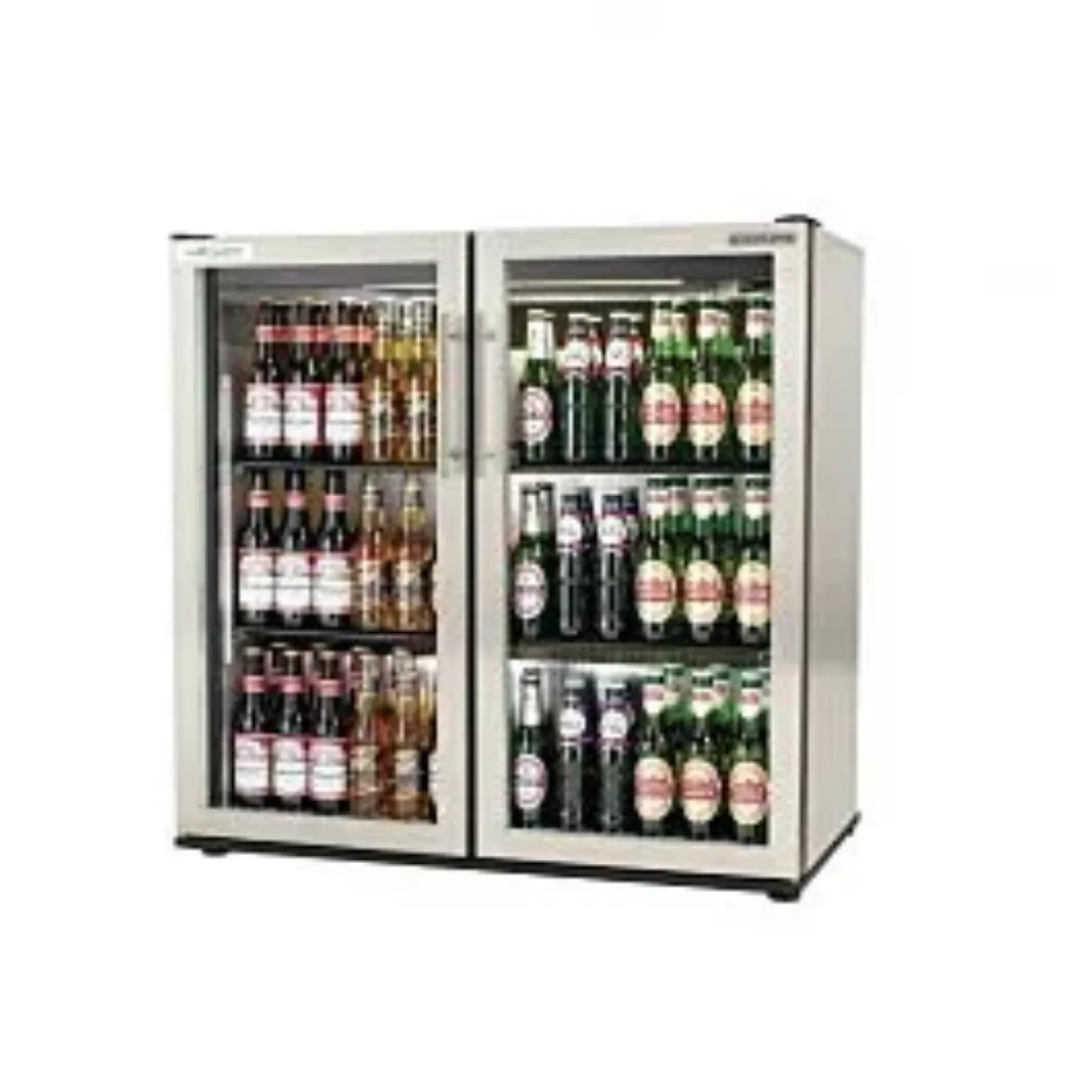 Picture of Autonumis RJC00009 EcoChill 3ft Stainless Steel Hinged Door Bottle Cooler 195 Litres - ARJC00009OG