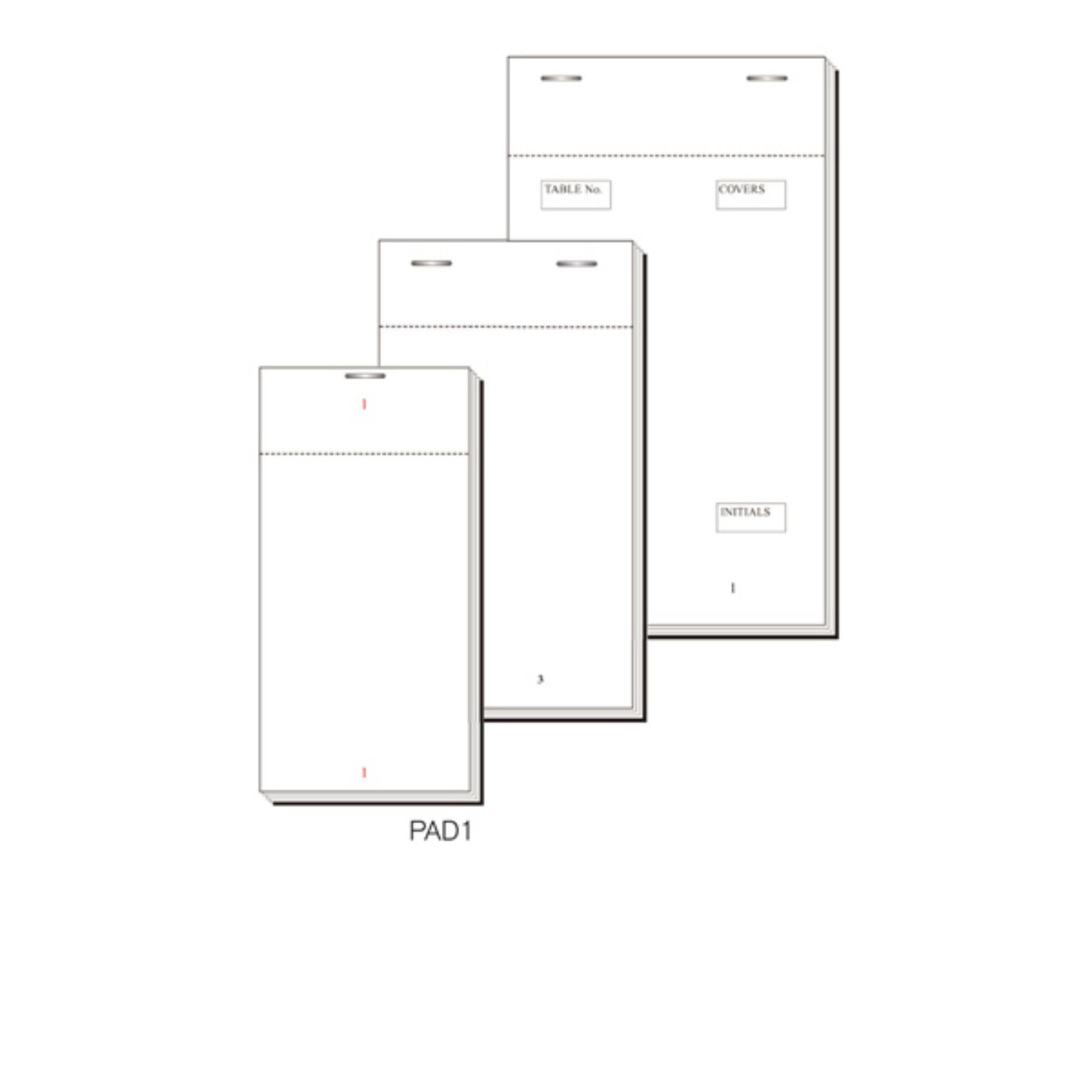 Picture of Order Pad 100 Sheet Single 127X63mm Box 50 - PAD1