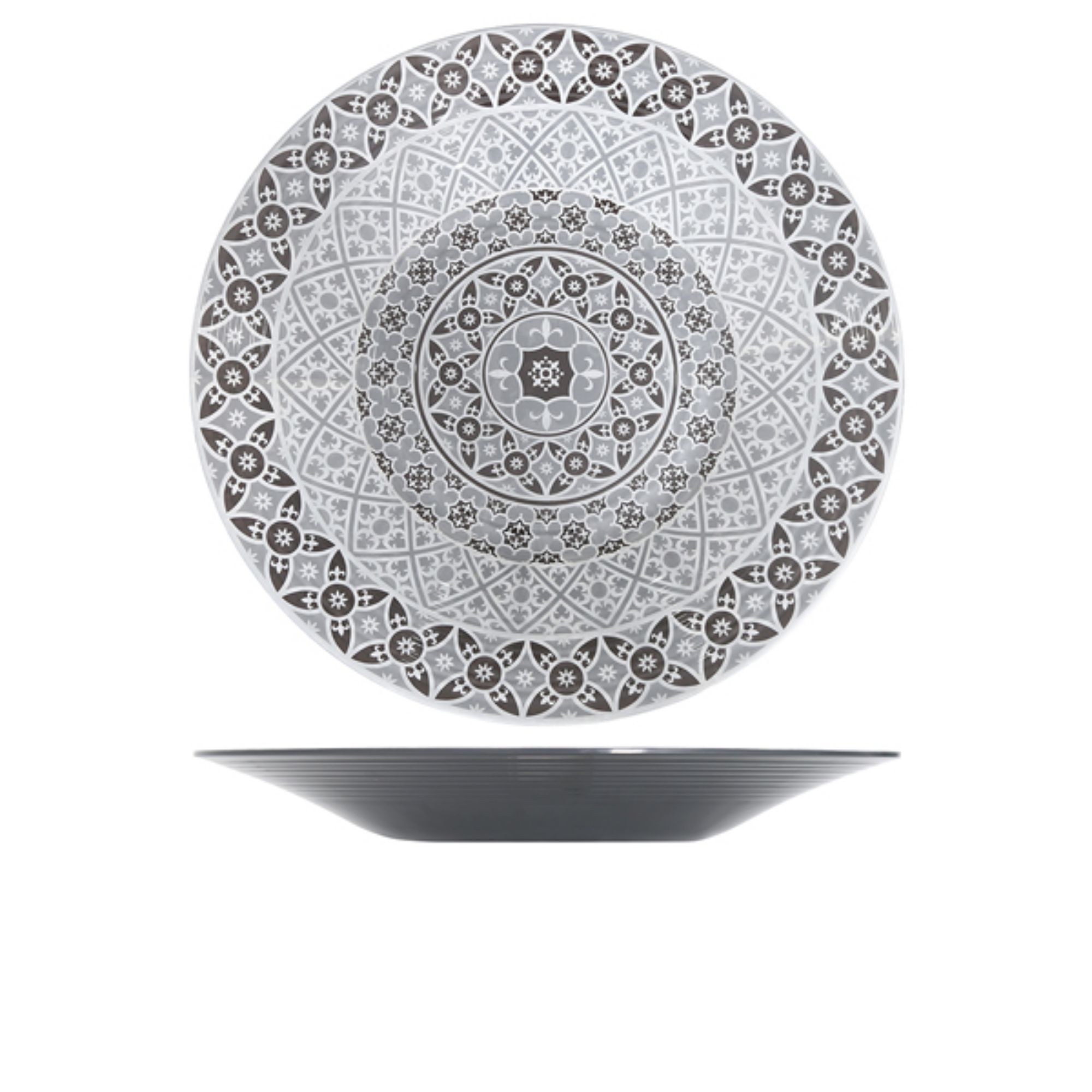 Picture of Grey Marrakesh Melamine Bowl 48 x 6cm - MK480939
