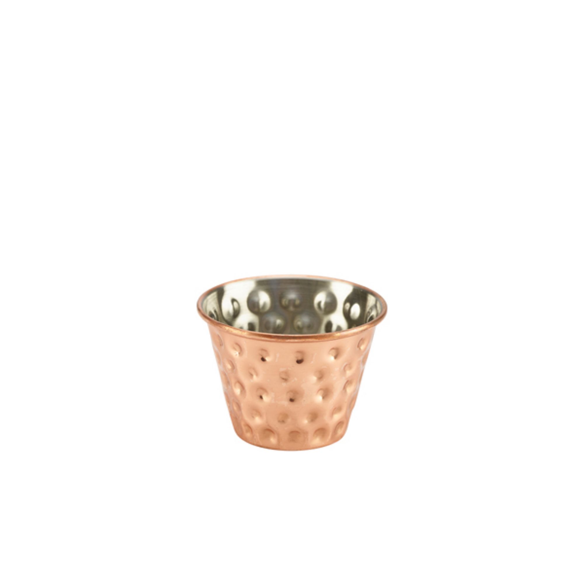 Picture of GenWare Copper Plated Hammered Ramekin 71ml/2.5oz - RAMSTH2C