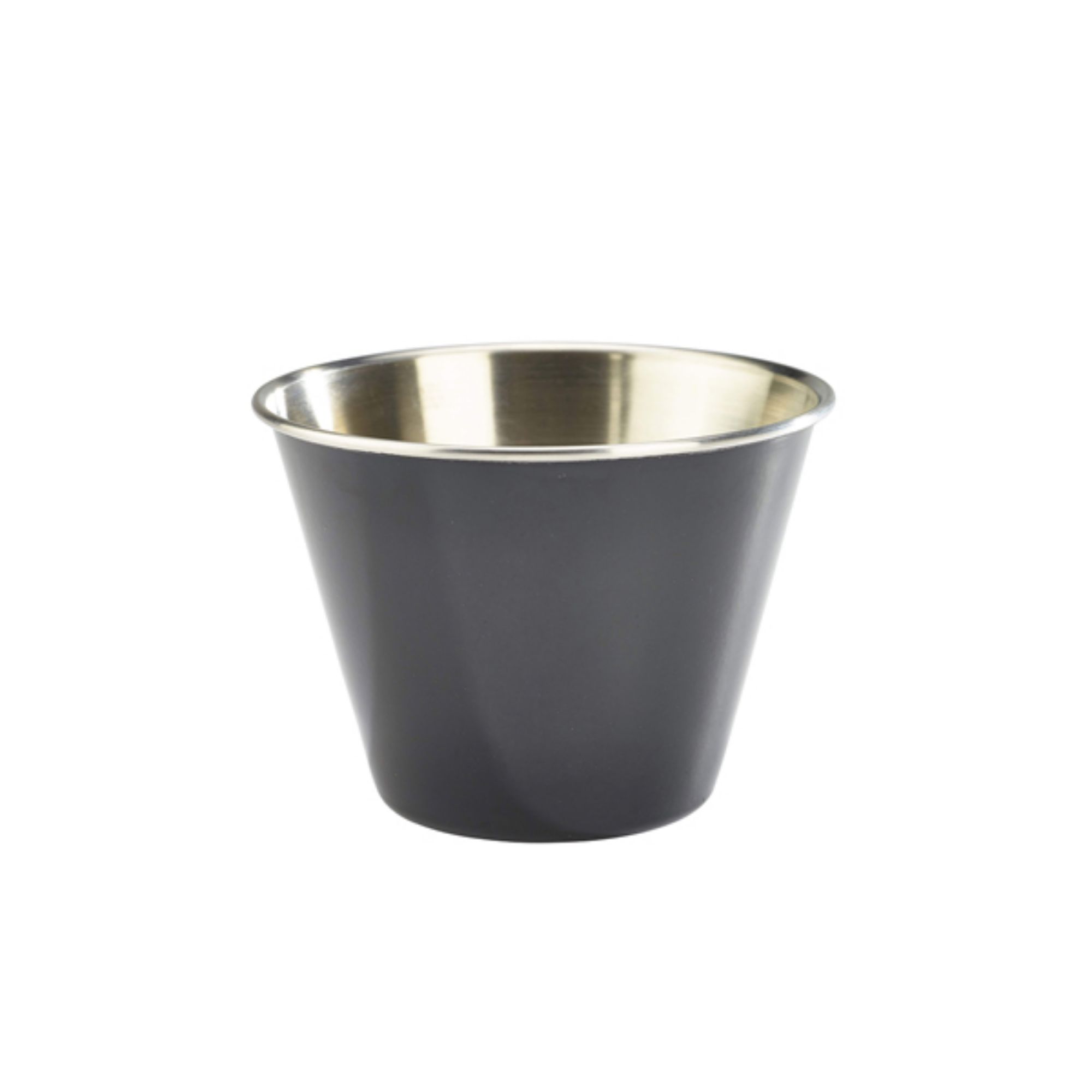 Picture of GenWare Black Stainless Steel Ramekin 34cl/12oz - RAMST12BK