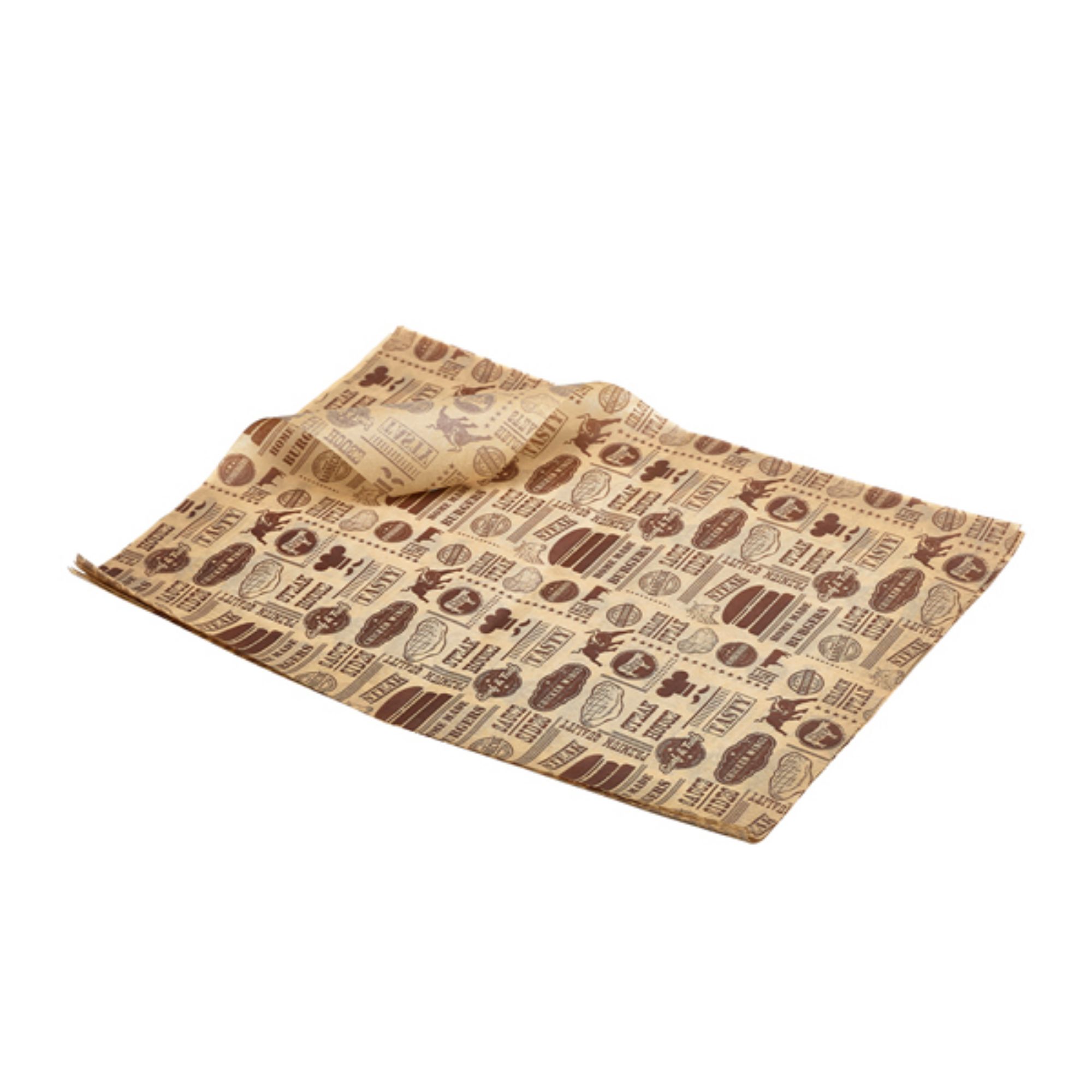 Picture of Greaseproof Paper Steak House Design 25 x 35cm - PN1487SH