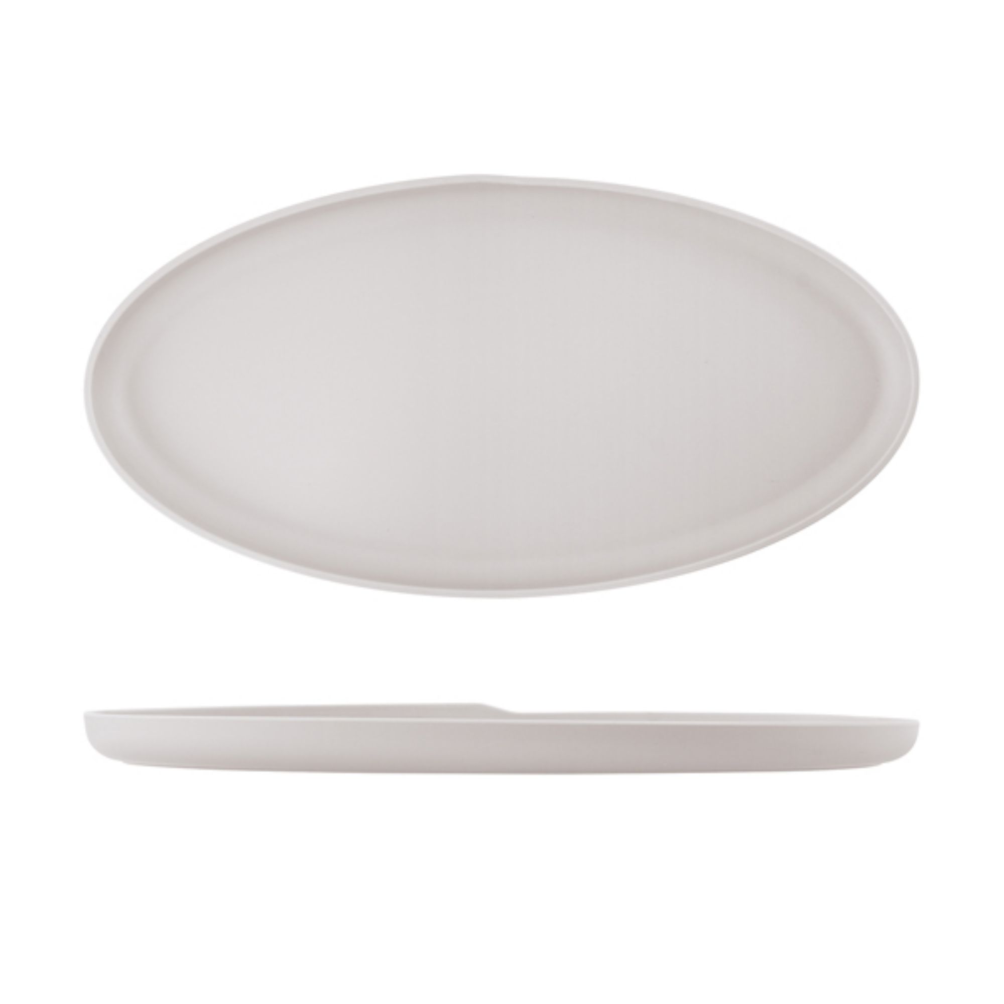 Picture of White Copenhagen Oval Melamine Dish 55 x 27.5cm - CP552545