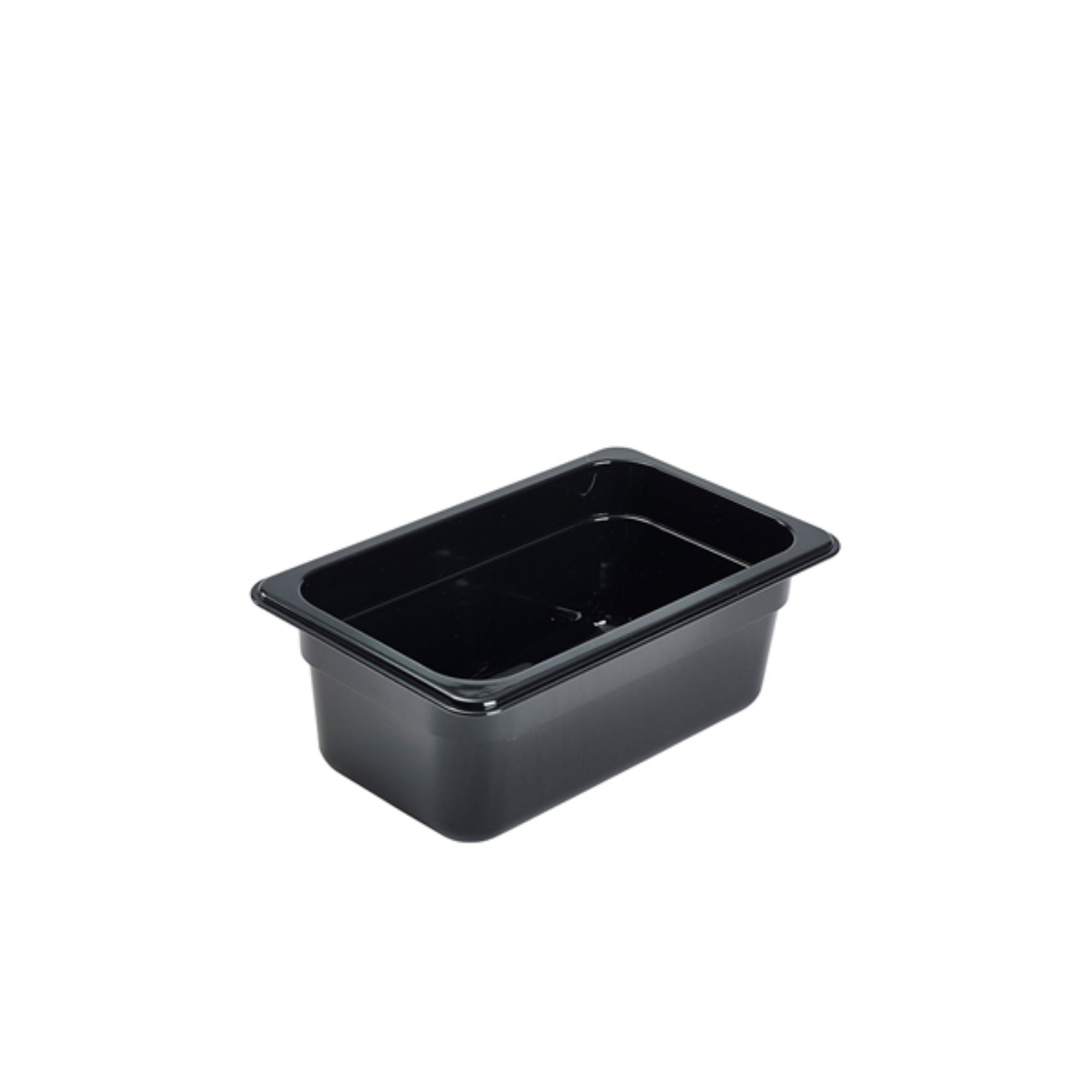 Picture of 1/4 -Polycarbonate GN Pan 100mm Black - PCB14-100