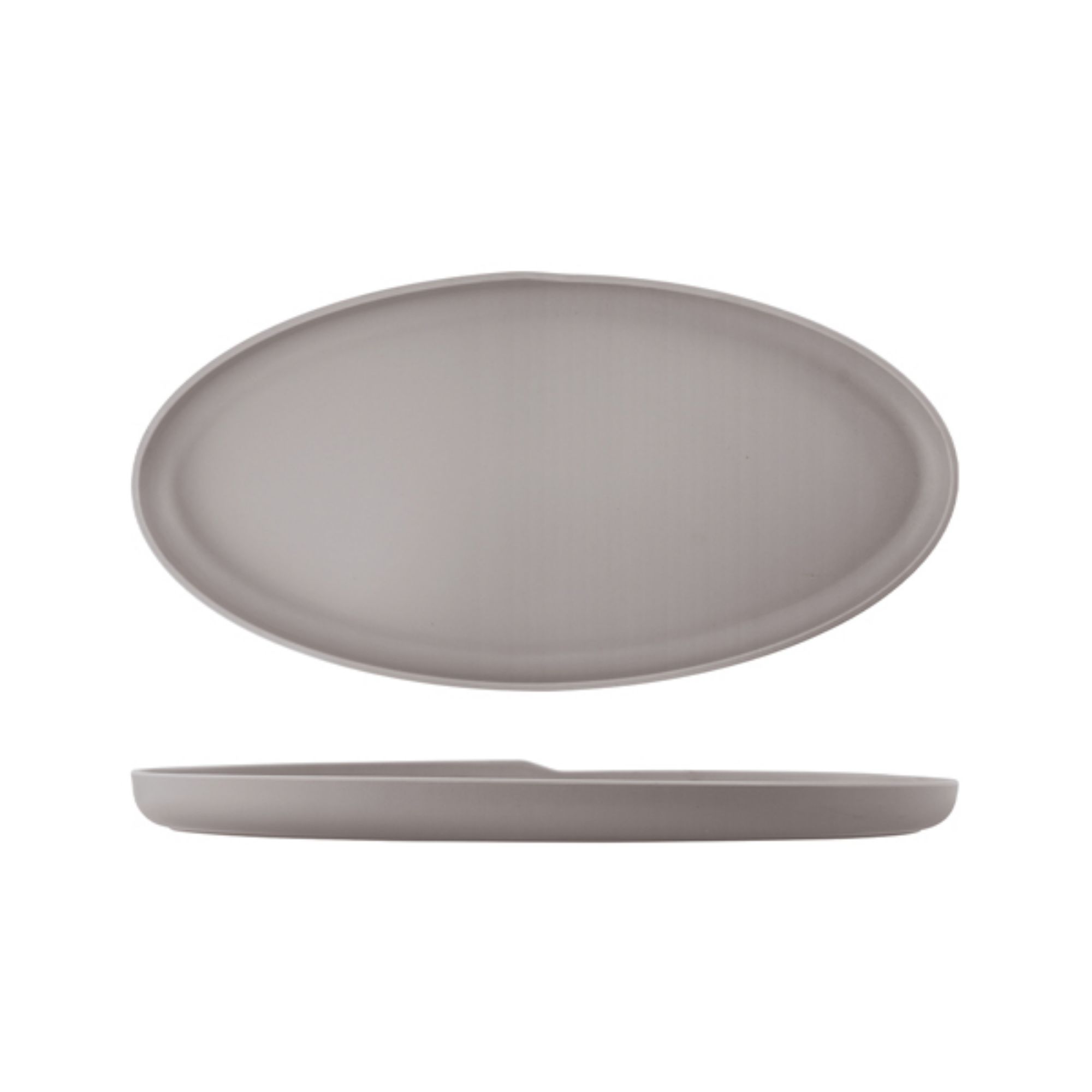 Picture of Sand Brown Copenhagen Oval Melamine Dish 47.5 x 24cm - CP472546