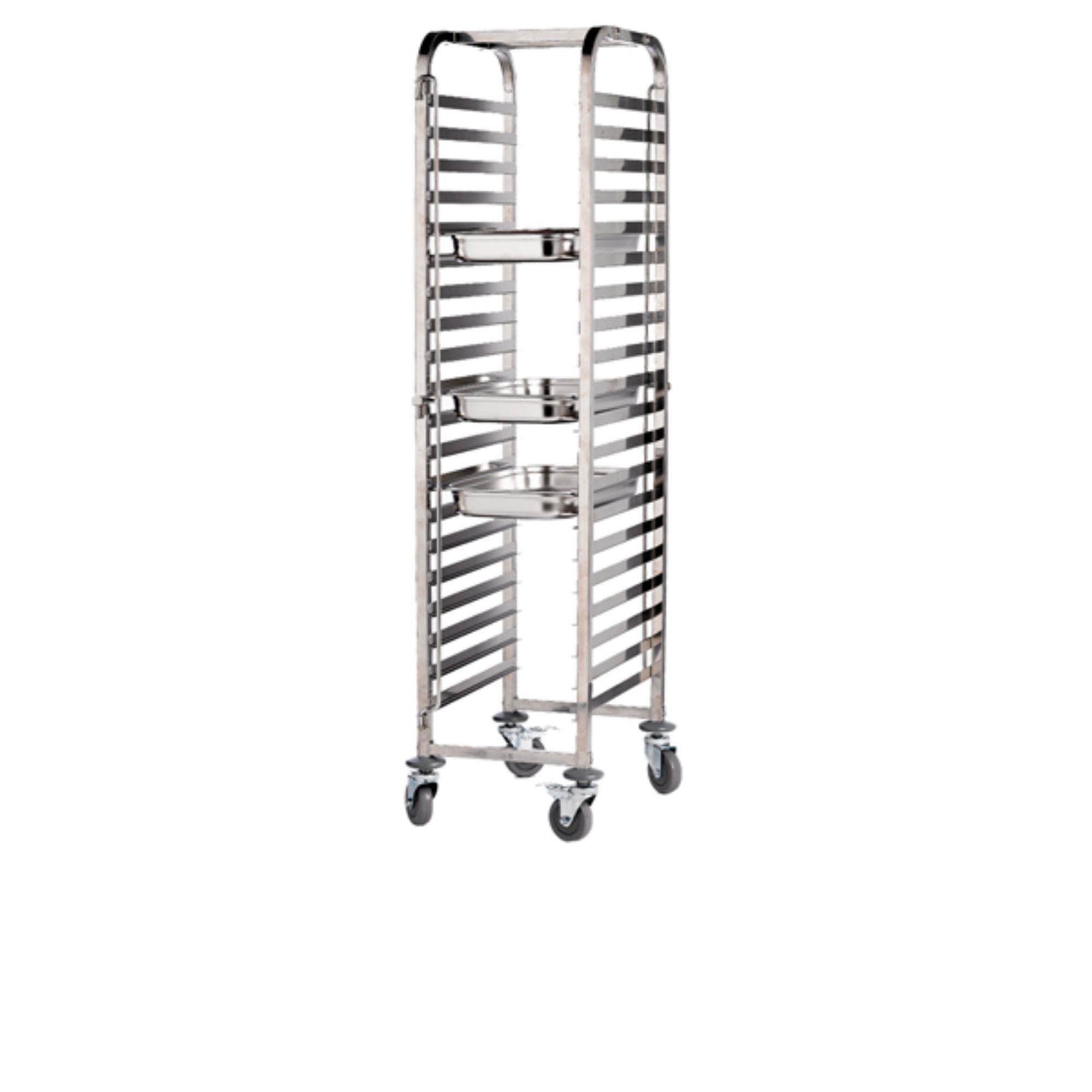 Picture of St/St. Gastronorm 1/1 Trolley 20 Shelves - TROLGN20