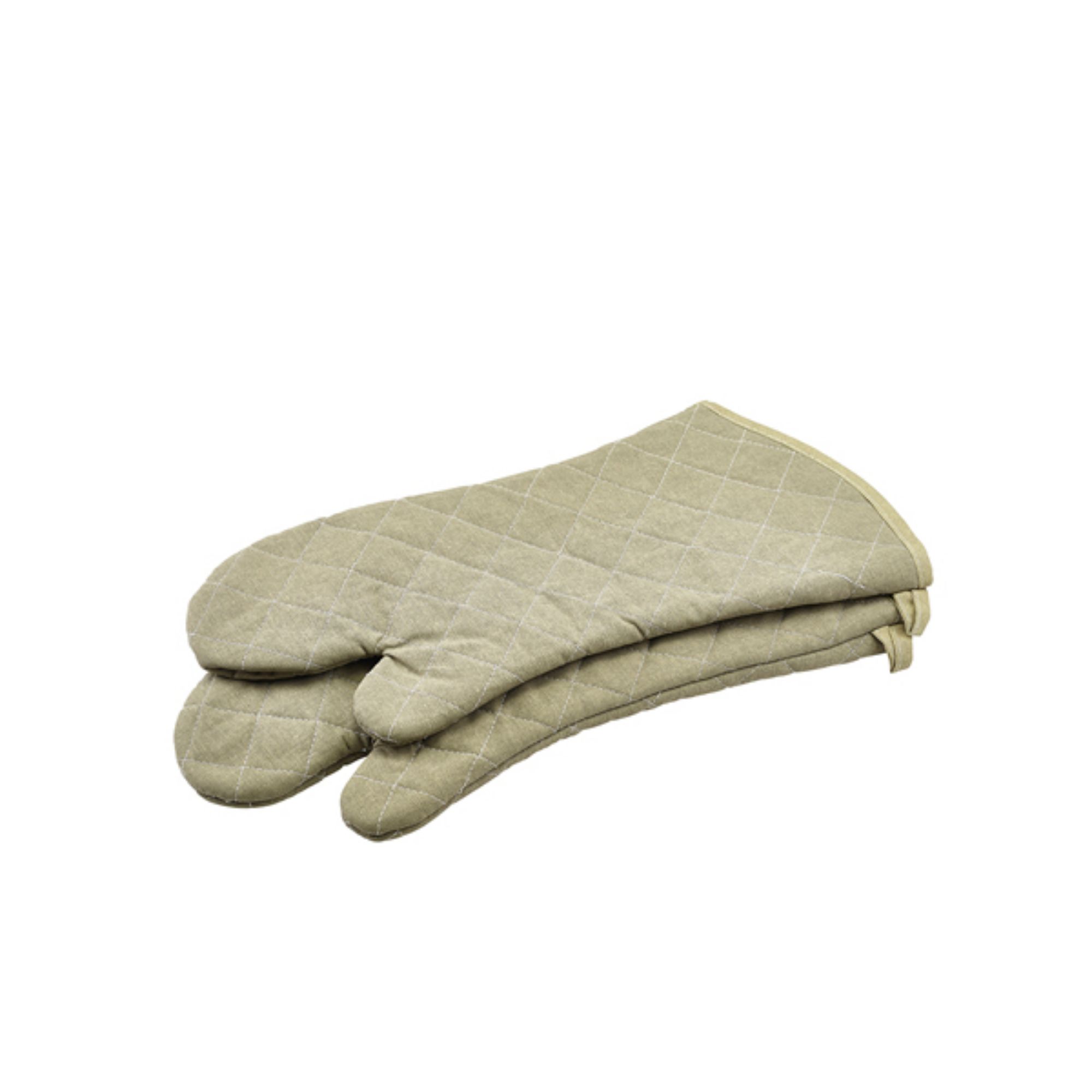 Picture of Flame Retardant 17" Tan Oven Mitt (Pair) - MIT17