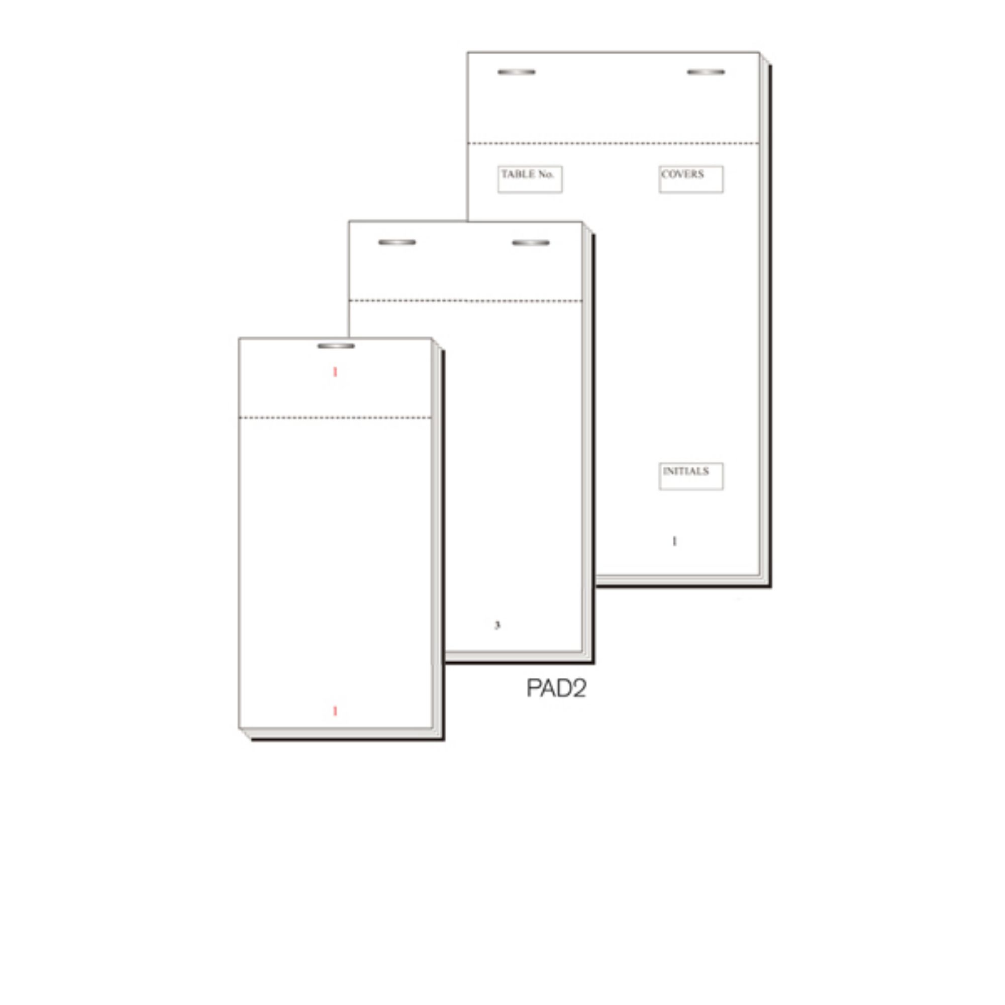 Picture of Order Pad 50 Sheet Dup Carbon 140X76mm Box 50 - PAD2