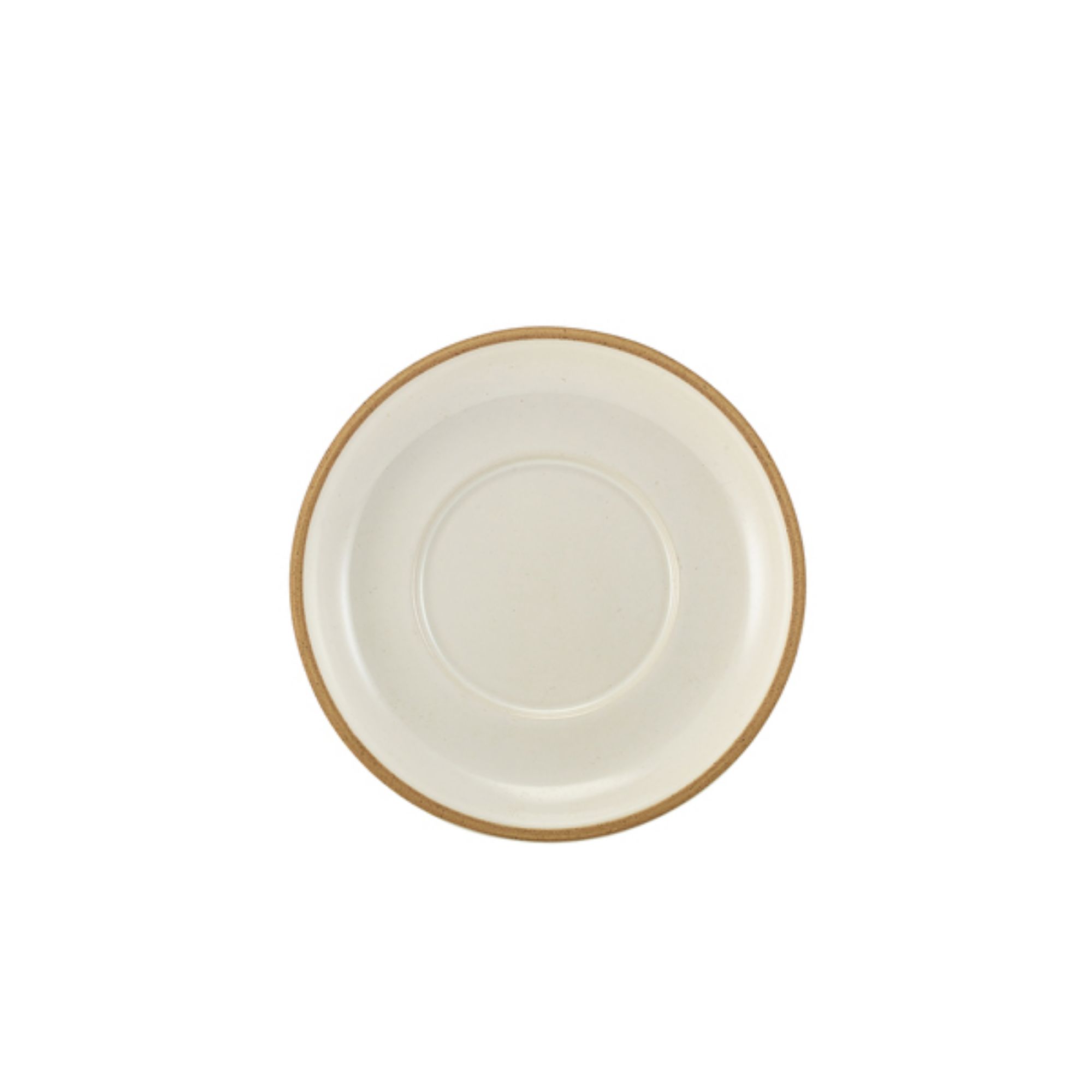 Picture of GenWare Kava White Stoneware Saucer 16cm - SCR-KW16