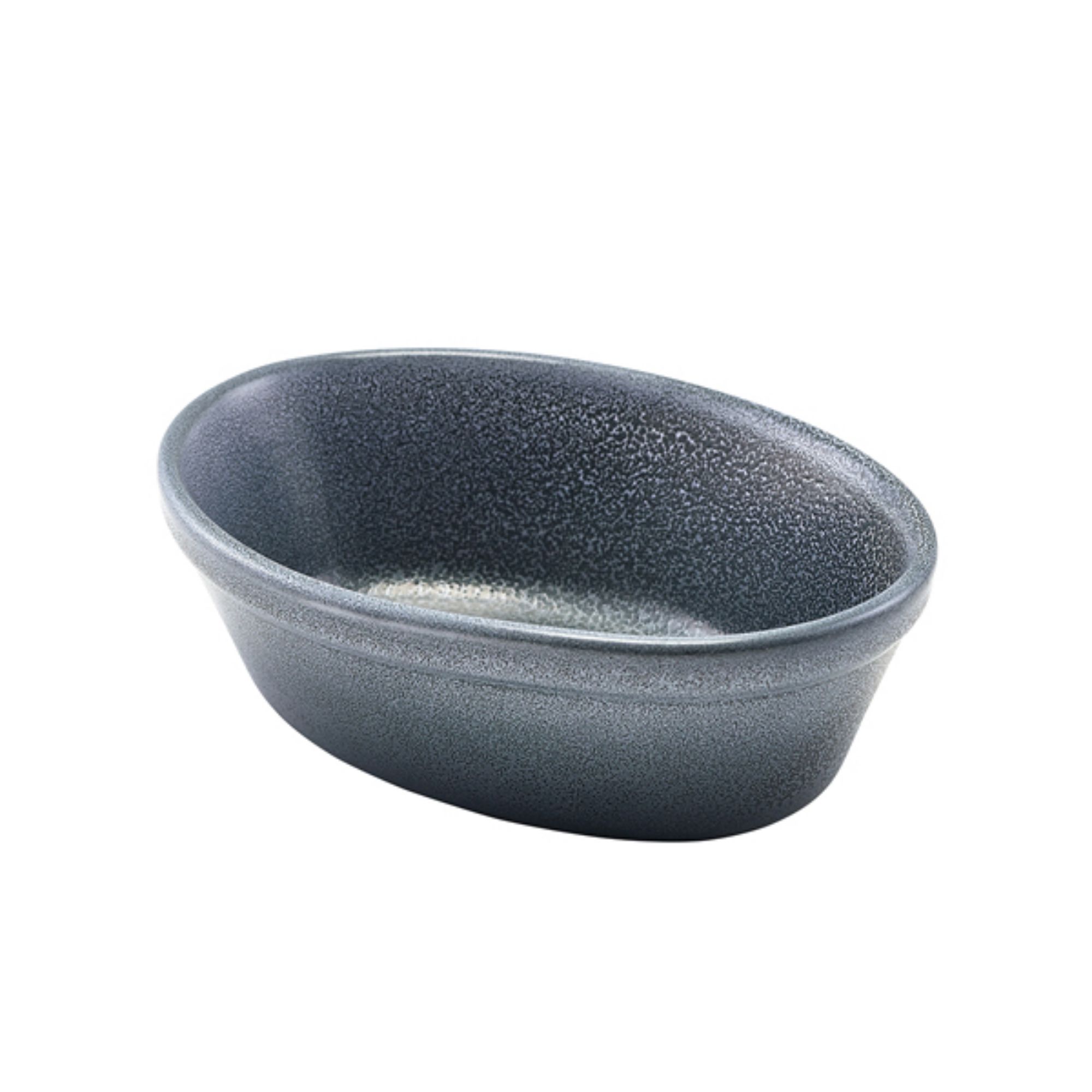 Picture of Forge Graphite Stoneware Oval Pie Dish 16cm - CT-PD16G