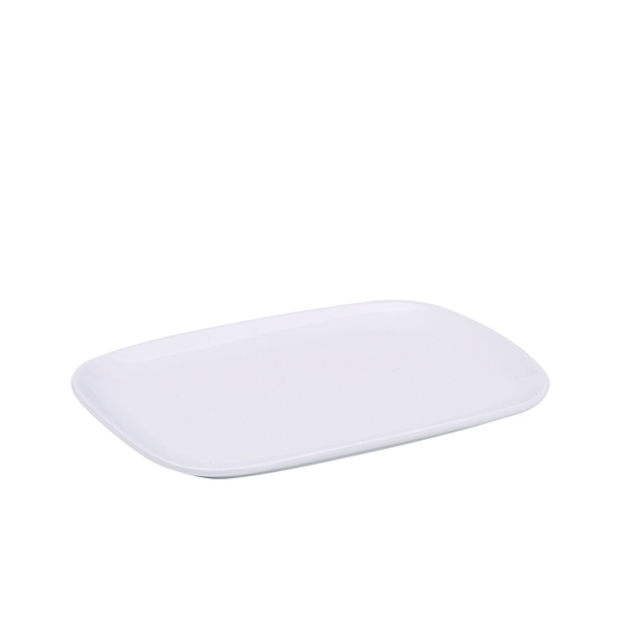 Picture of Genware Porcelain Ellipse Rectangular Plate 22.8 x 16.6cm/9 x 6.5" - 185523