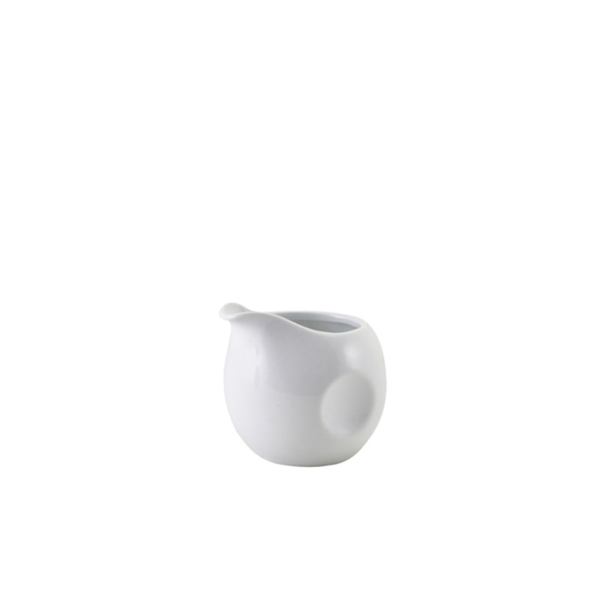 Picture of GenWare Porcelain Pinched Milk Jug 8cl/2.8oz - 373107
