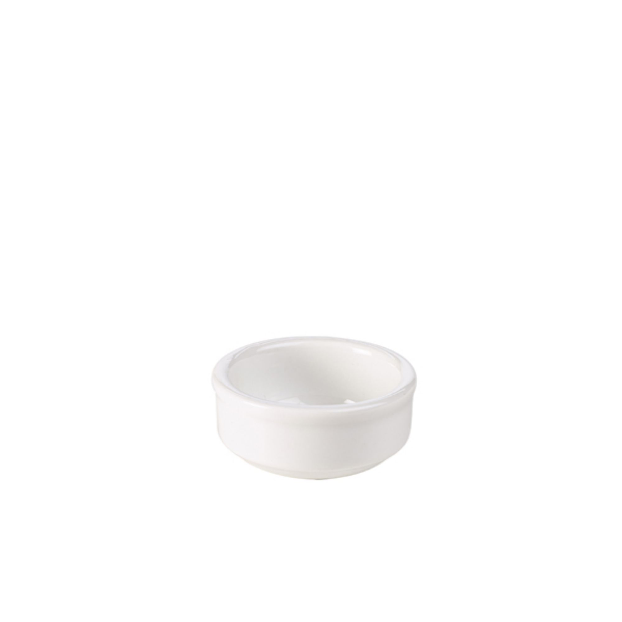 Picture of Genware Porcelain Mustard/Butter/Sauce Dish 6cm/2.25" - 305606