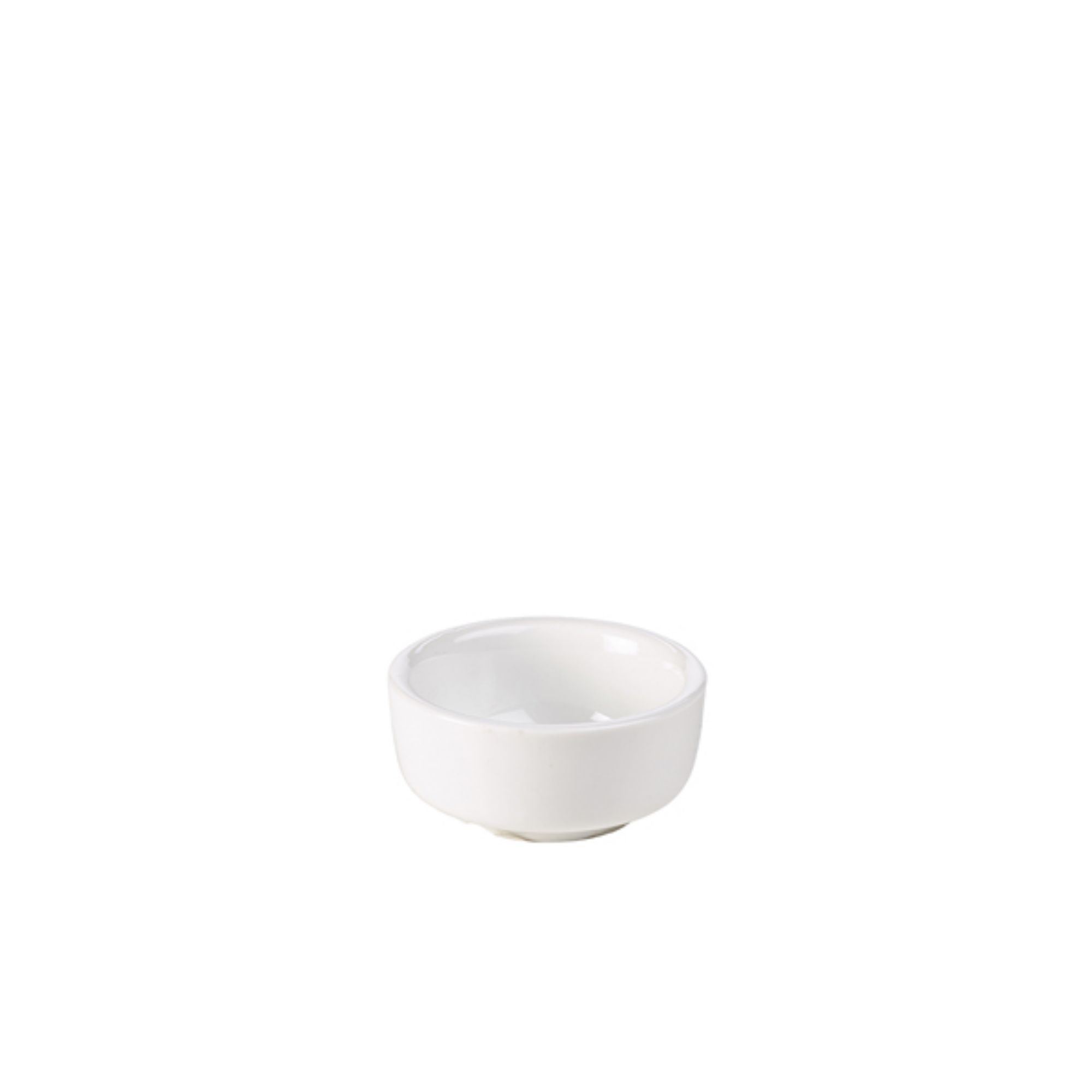 Picture of Genware Porcelain Butter Pat 6.5cm/2.5" - 302106