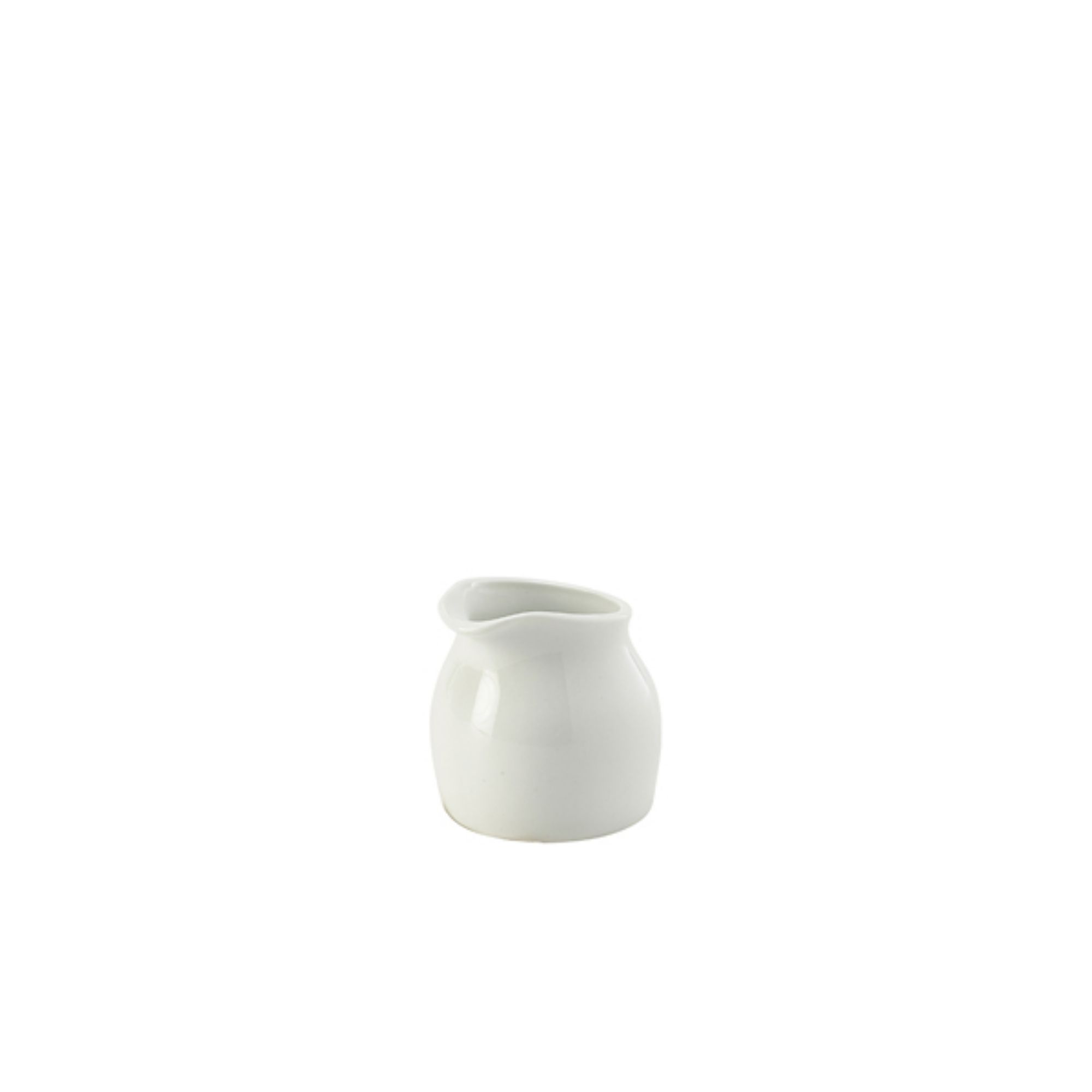 Picture of Genware Porcelain Cream Tot 3cl/1oz - 372103