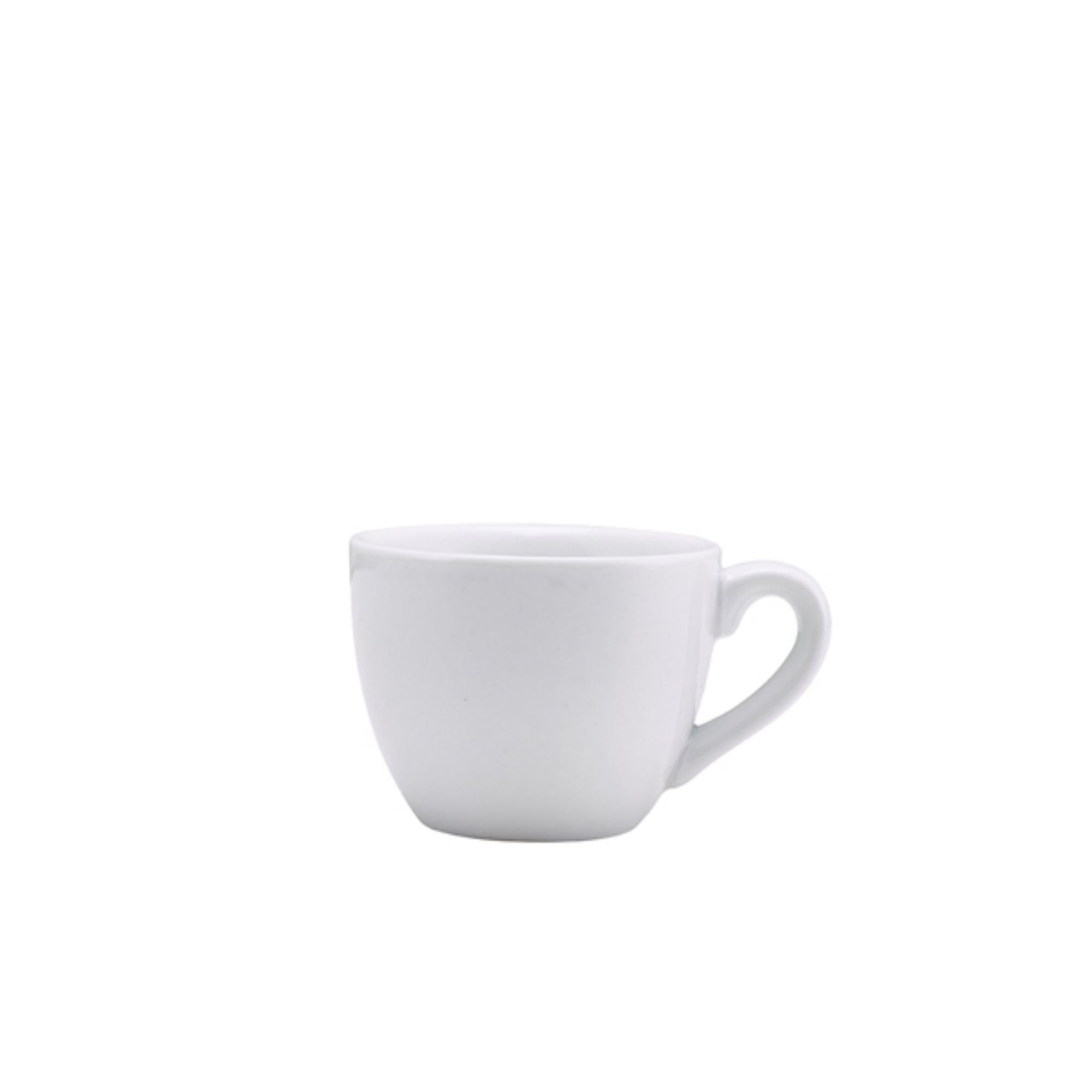 Picture of Genware Porcelain Bowl Shaped Cup 9cl/3oz - 312109