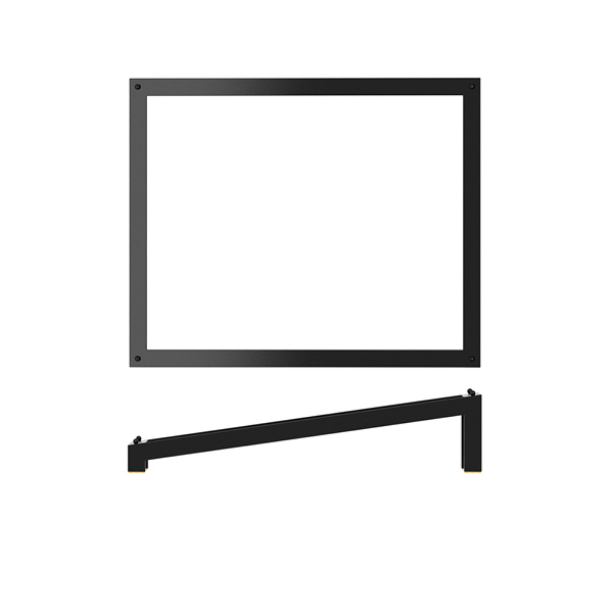 Picture of Black Luxor Metal GN1/2 Angled Riser 32.5 x 26.5 x 7cm - LX121802