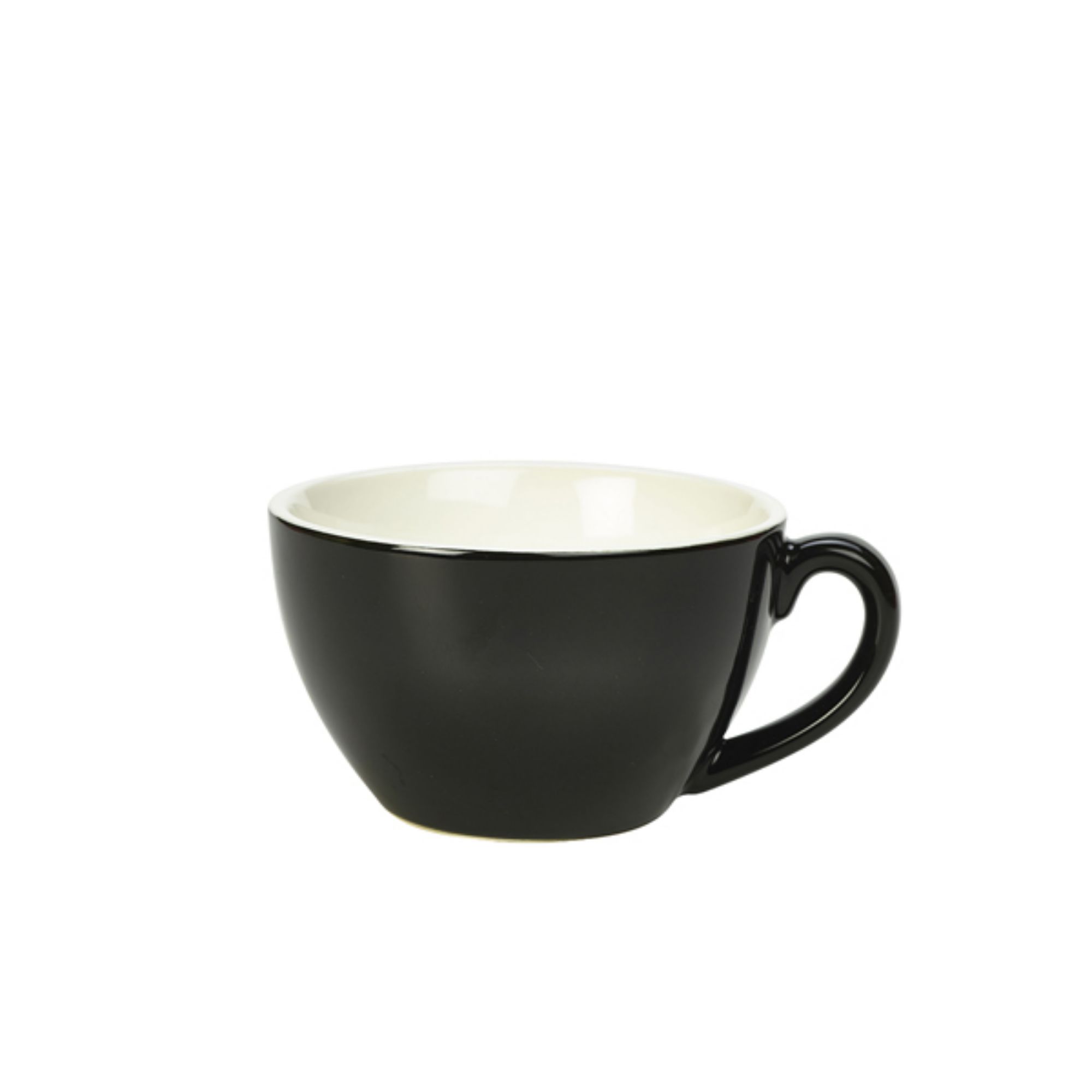 Picture of Genware Porcelain Black Bowl Shaped Cup 34cl/12oz - 322134BK