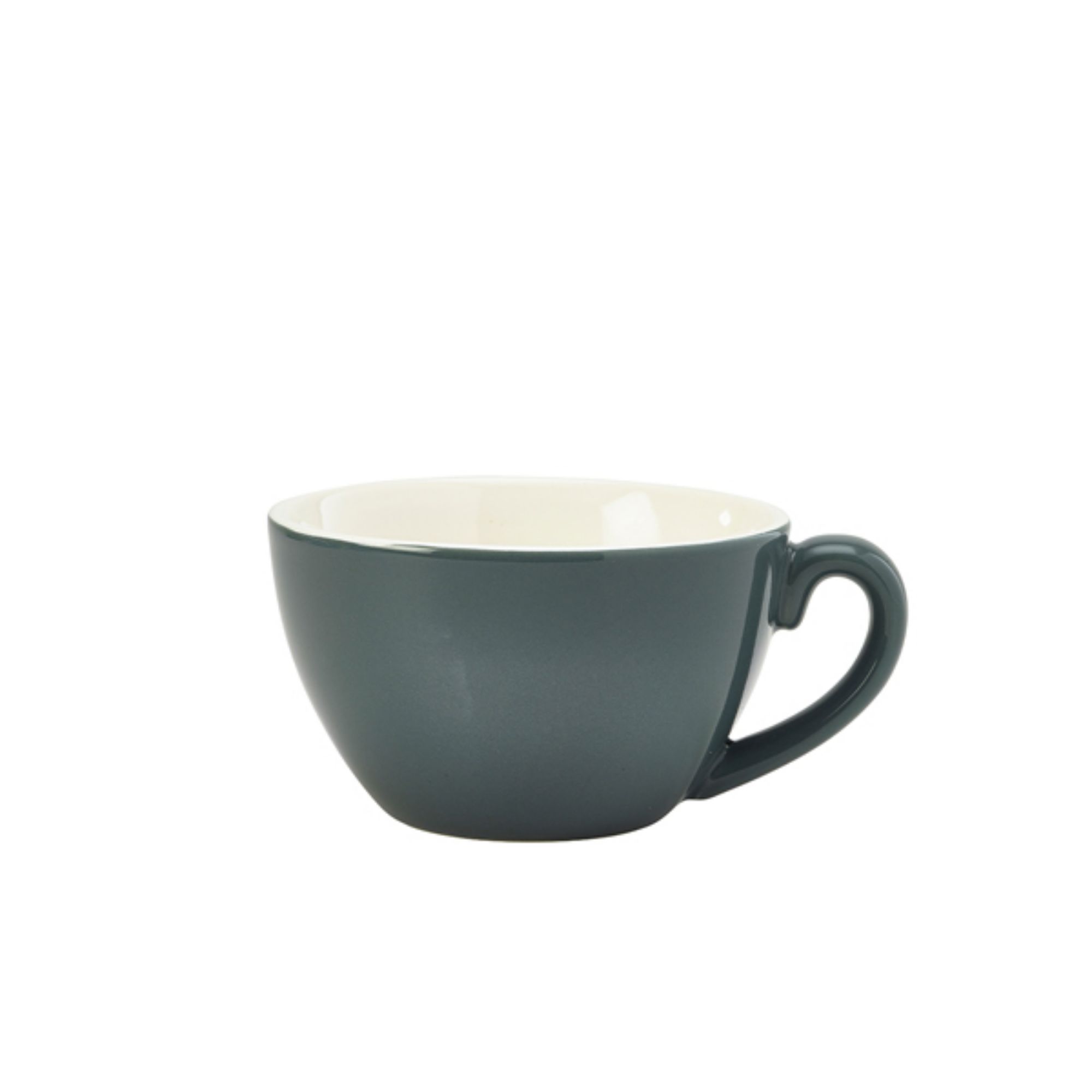 Picture of Genware Porcelain Grey Bowl Shaped Cup 34cl/12oz - 322134G
