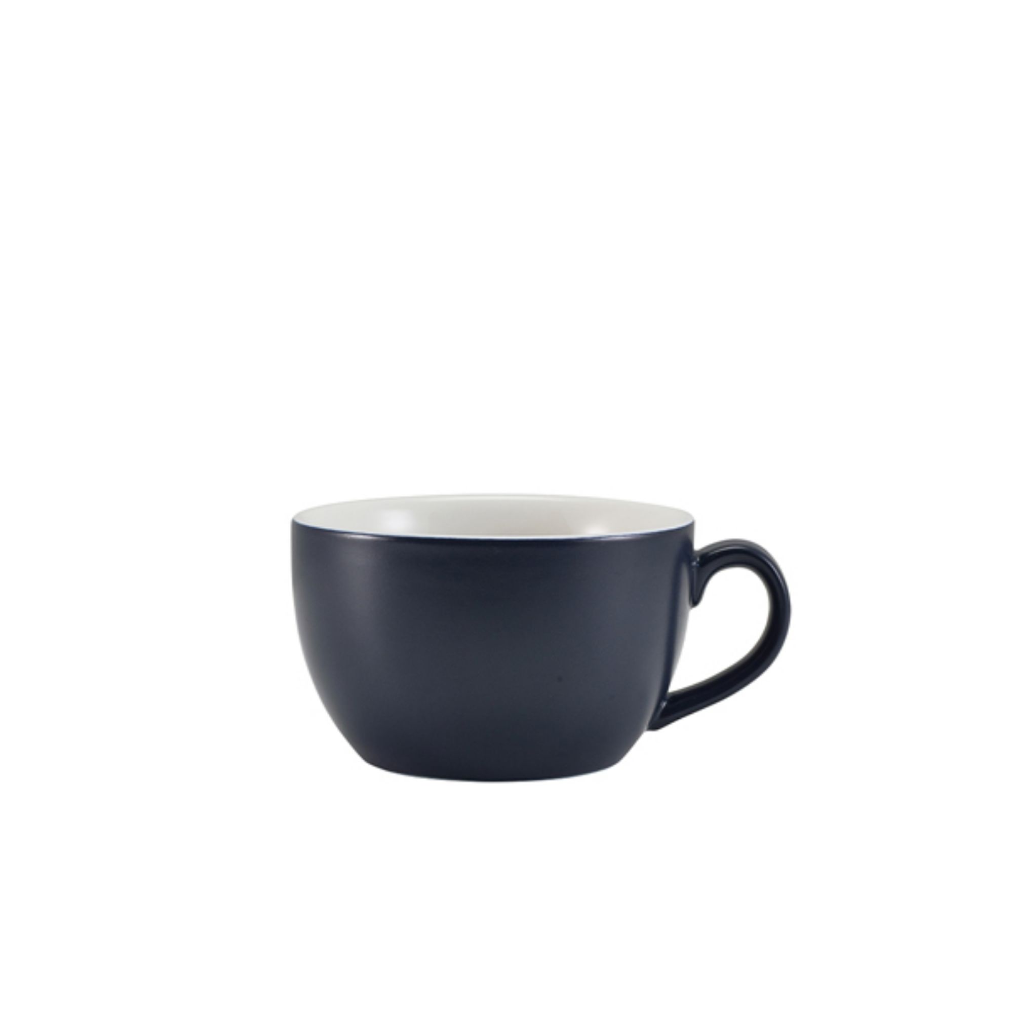Picture of GenWare Porcelain Matt Blue Bowl Shaped Cup 25cl/8.75oz - 322125MBL