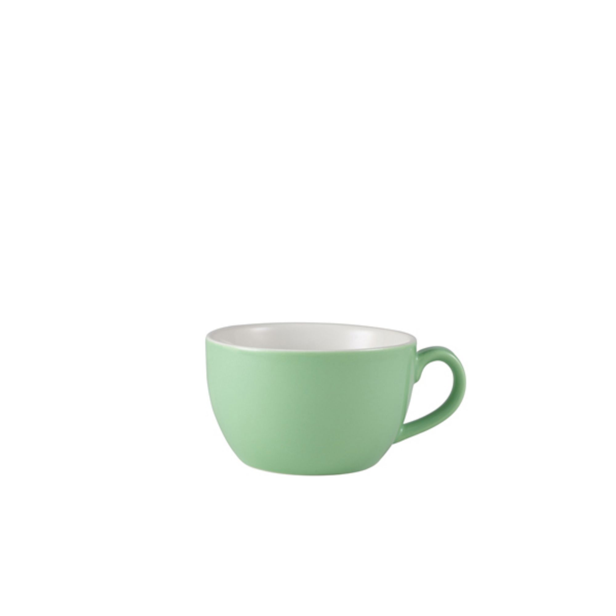 Picture of Genware Porcelain Green Bowl Shaped Cup 17.5cl/6oz - 322118GR