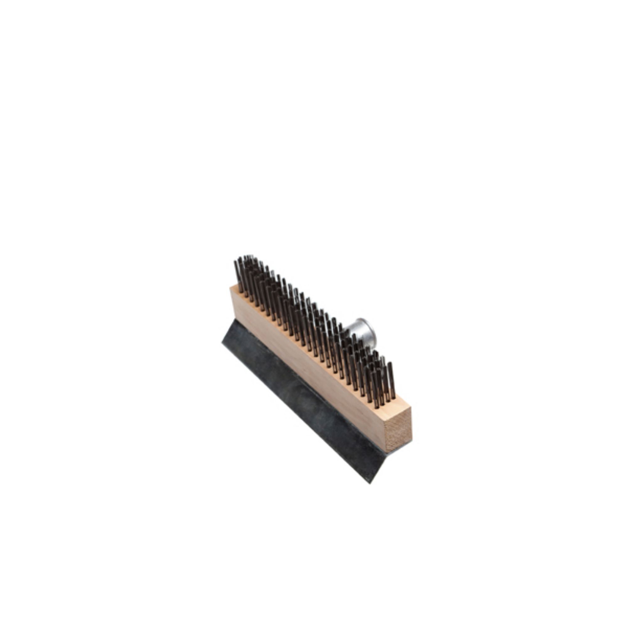 Picture of Pizza Oven Wire Brush W/Scraper (No Handle) - OB-WB