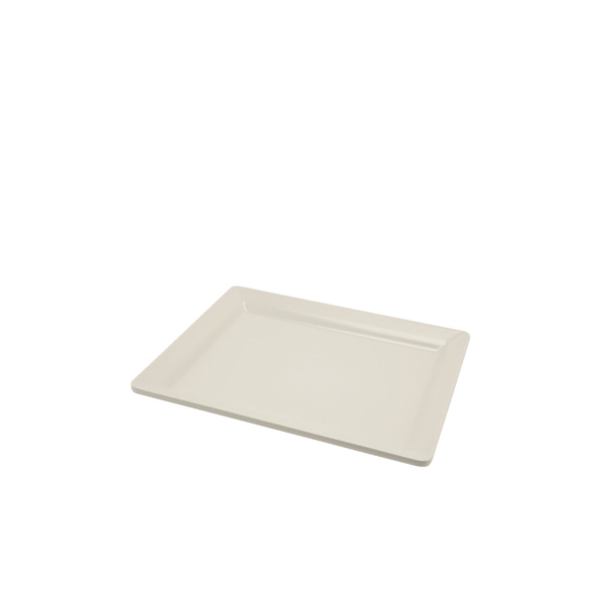 Picture of White Melamine Platter GN 1/2 Size 32 X 26cm - MEL12-WT