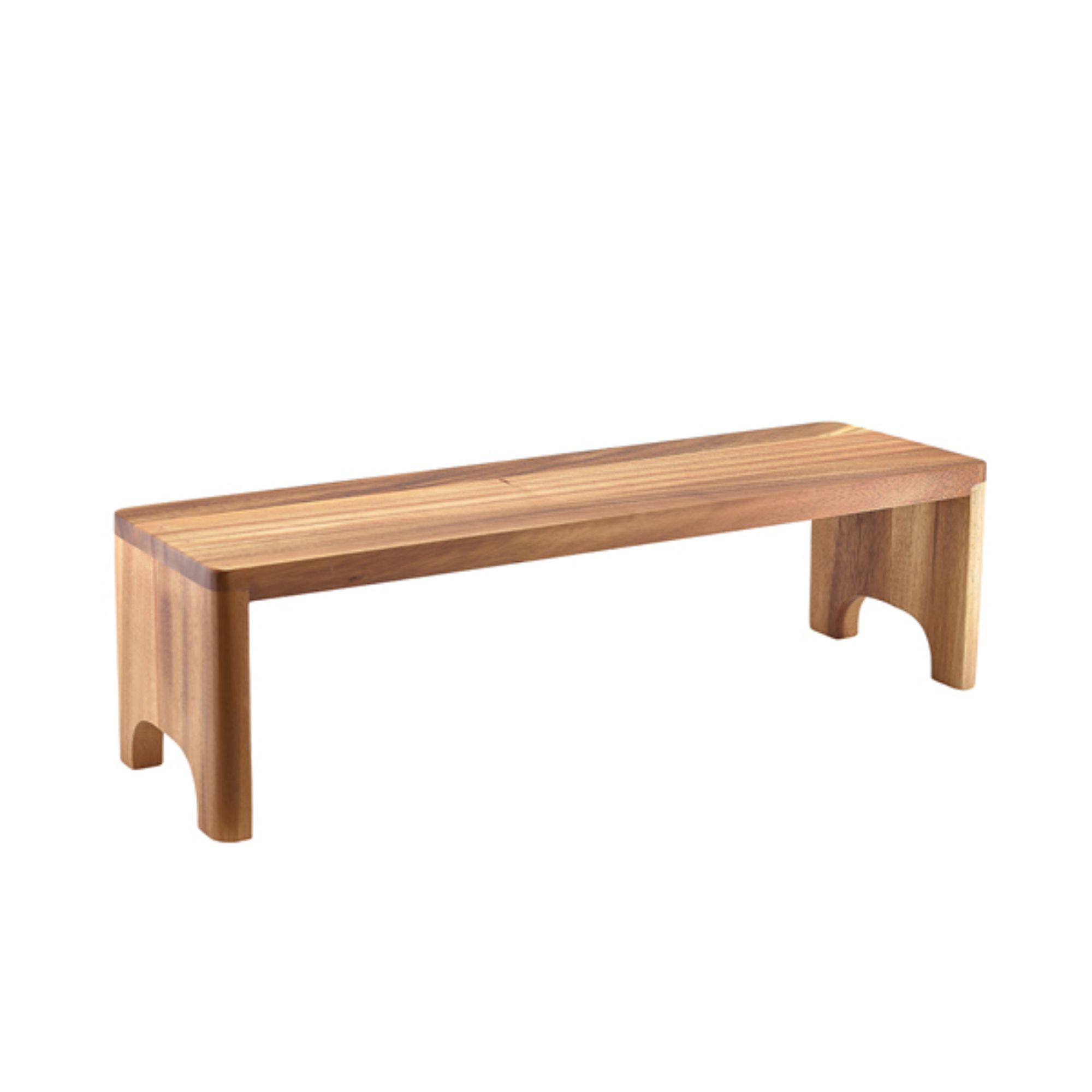 Picture of GenWare Acacia Wood GN Buffet Riser GN 2/4 15cm (H) - RSR-WGN24