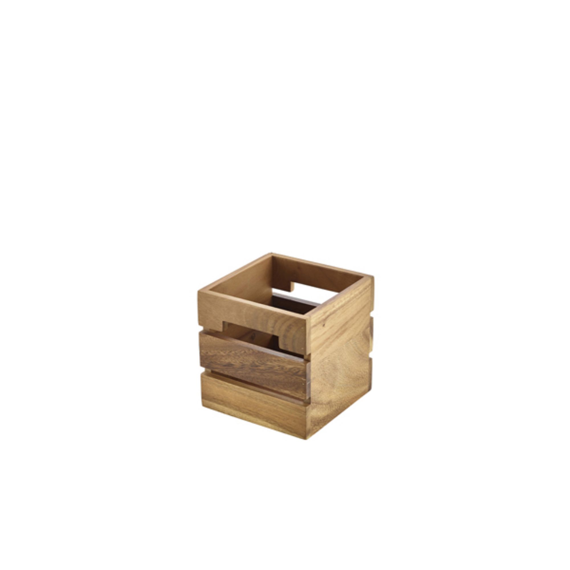 Picture of Genware Acacia Wood Box/Riser 15cm - RSR-W1515
