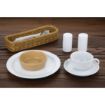 Picture of Olympia Stoneware Round Pie Bowls 119mm (6 pack) - C024
