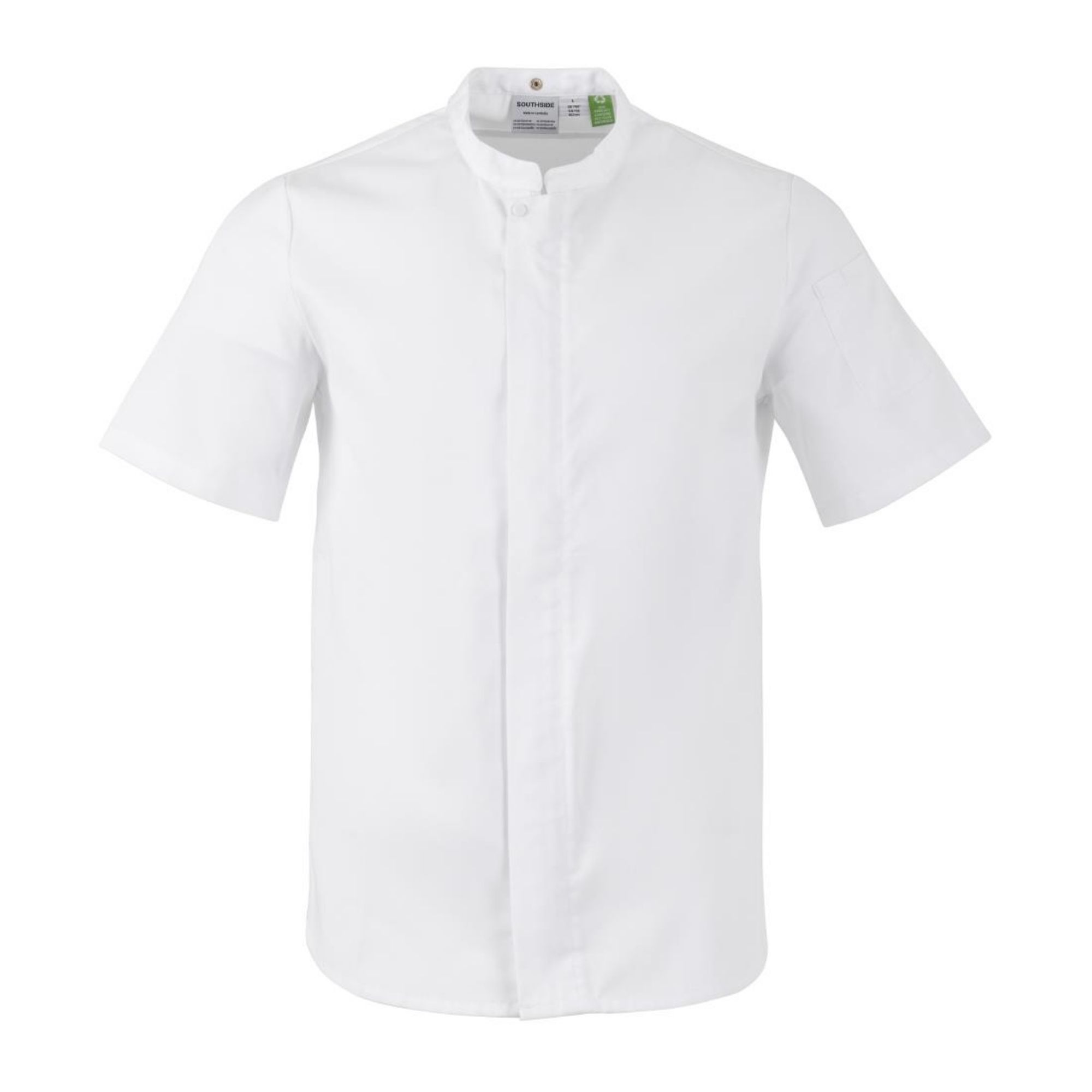 Picture of Southside Harlem Chefs Jacket White Short Sleeve Mesh Size L - BA116-L