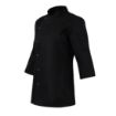 Picture of Whites Ladies Fitted Chef Jacket Black Size M - BA110-M