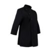Picture of Whites Ladies Fitted Chef Jacket Black Size M - BA110-M