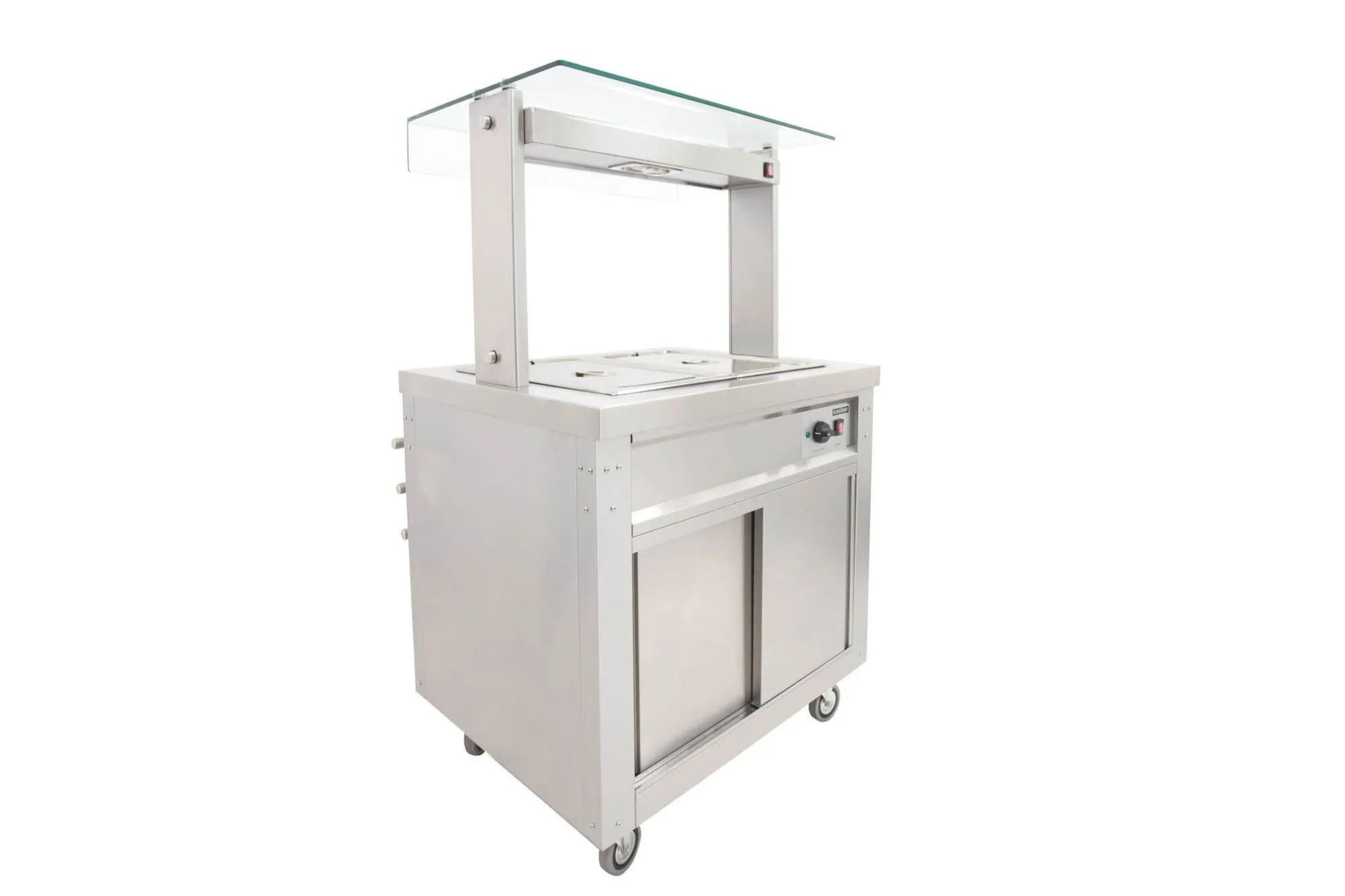 Picture of Parry FS-HBW2 - Flexi Serve Hot Cupboard with Wet Well Bain Marie and Heated Gantry - FS-HBW2/HG