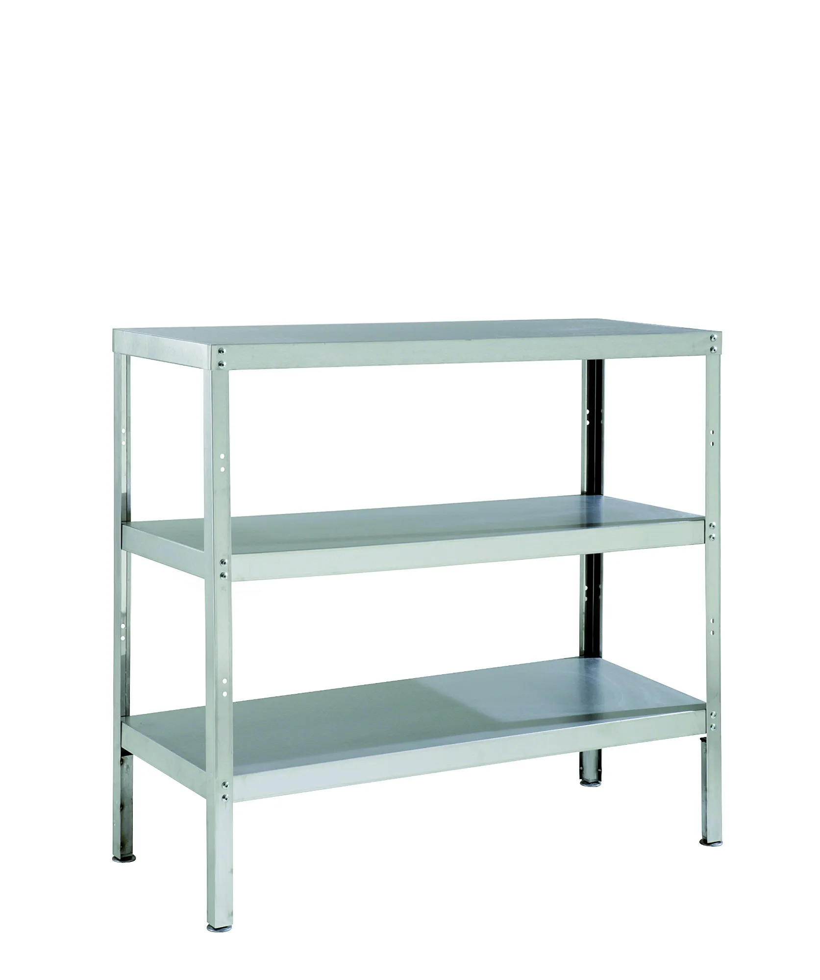 Picture of Parry RACK3S - Stainless Steel Storage Rack With 3 Shelves And Adjustable Feet 1500 x 400 x 1200 - RACK3S15400
