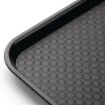 Picture of Olympia Kristallon Polypropylene Fast Food Tray Black Medium 415mm - P501