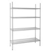 Picture of Vogue 4 Tier Wire Shelving Kit 1220x460mm - L928
