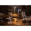 Picture of Olympia Siena Table Lamp Round Dome Grey 300mm - HZ211
