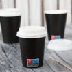 Picture of Nisbets Essentials Hot Cups and Lids Pack 12oz (300 Pack) - HW635