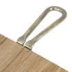 Picture of Olympia Rectangular Paddle Board Acacia Wood with Metal Handles 615x260x20mm - HX392
