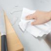 Picture of Jantex Green Compostable Cleaning Cloth White (200 pack) - HT496