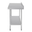 Picture of Vogue Stainless Steel Table with Upstand 1500mm - GJ508