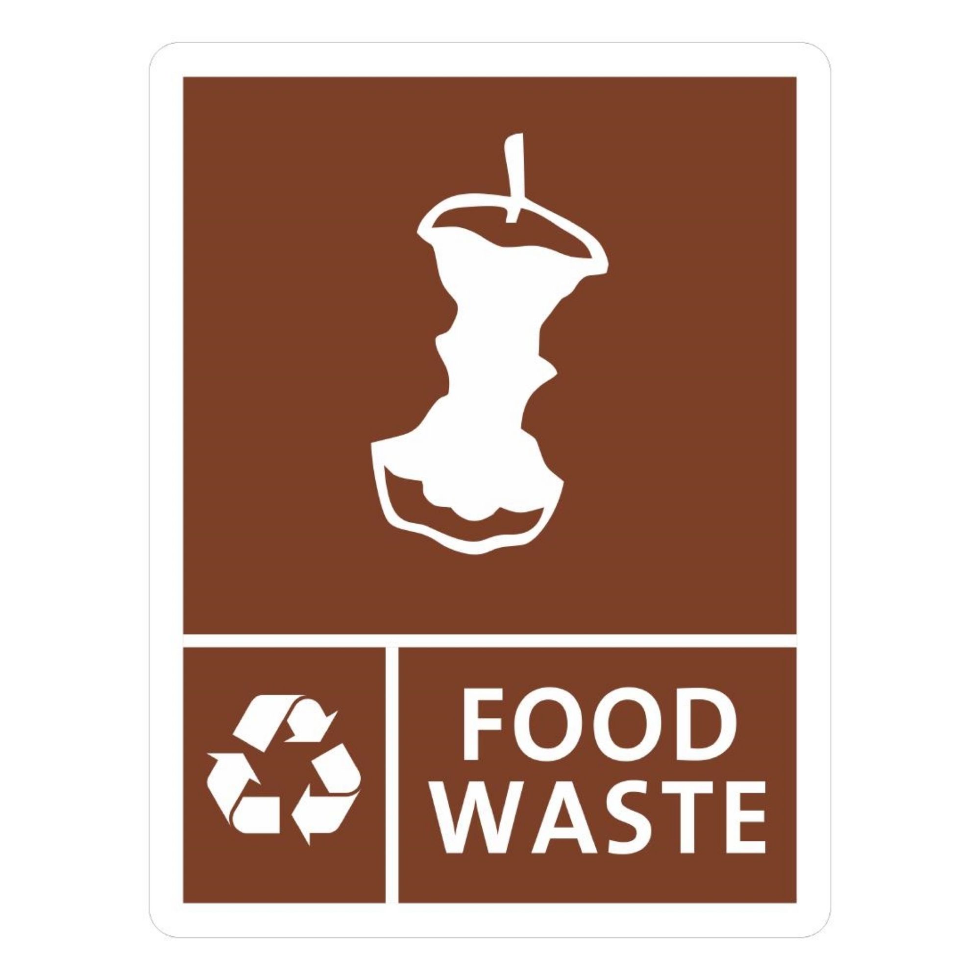 Picture of Jantex Slim Bin Food Waste Label - FX194