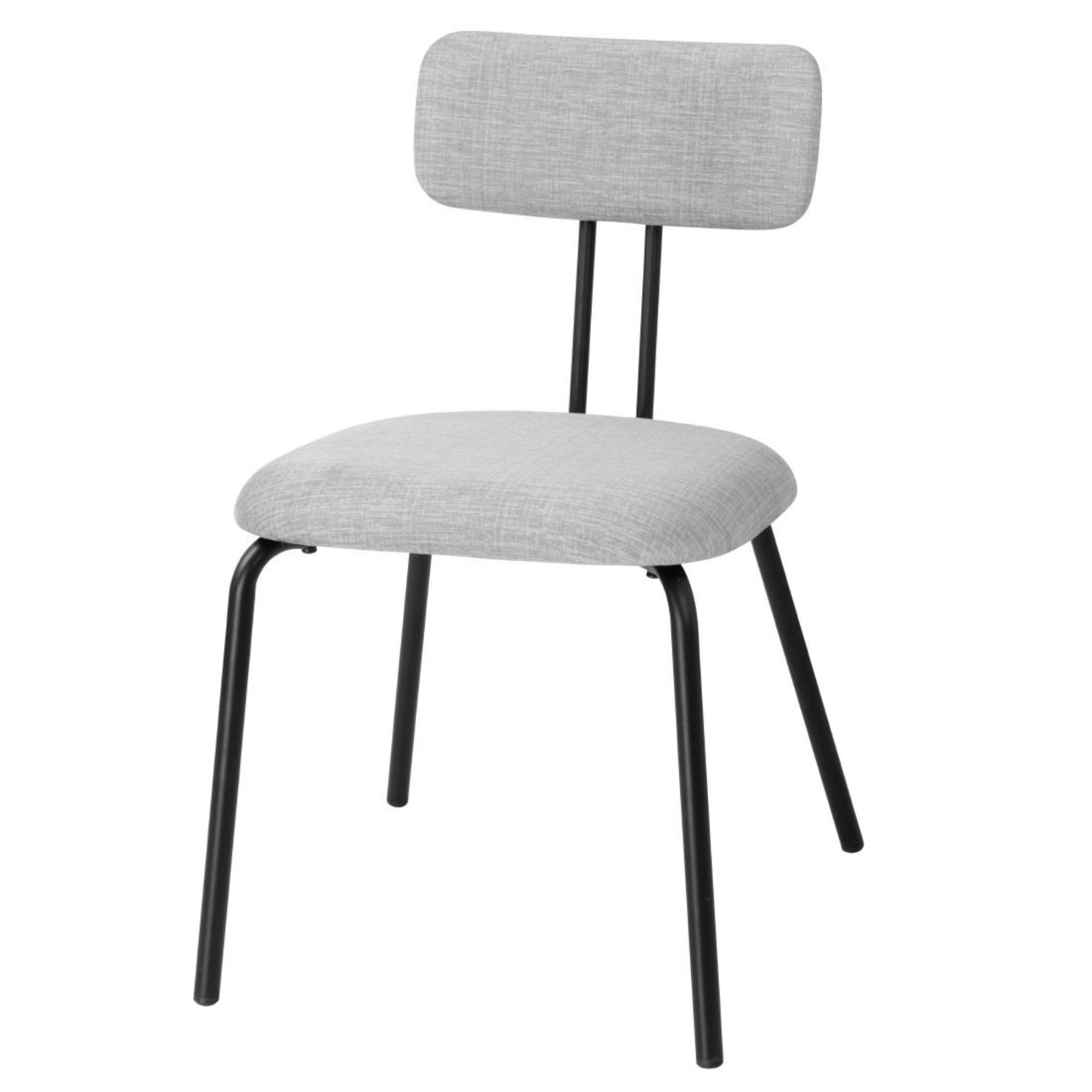 Picture of Bolero Fairfield Chairs Black and Grey Mix (2 Pack) - FU500