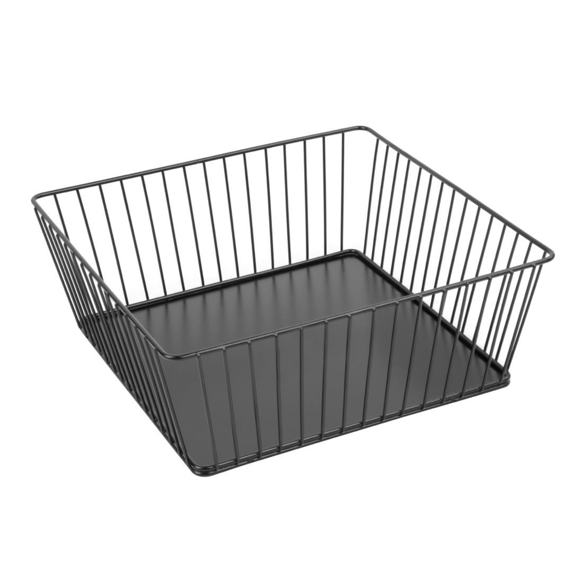 Picture of Olympia Wire Food Display Tray Square Black 280x280x100mm - DP673